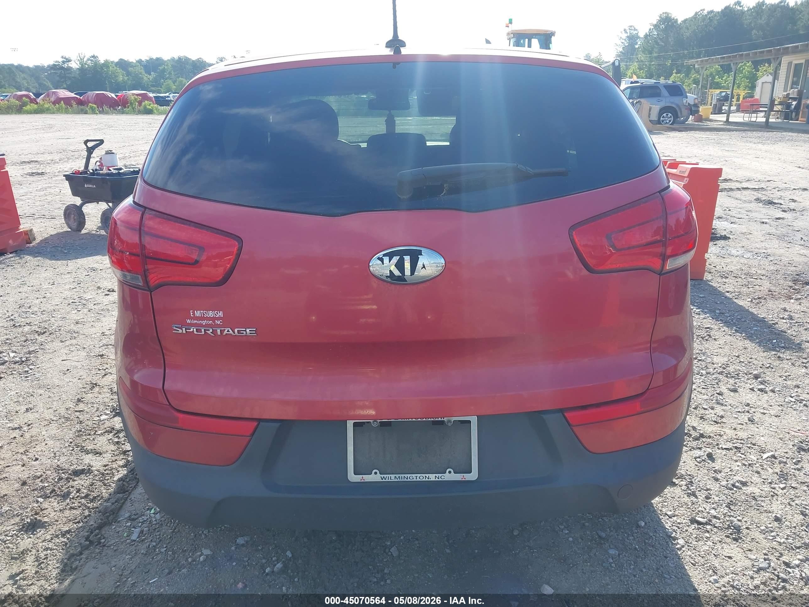 2014 Kia Sportage Lx Red vin: KNDPB3ACXE7576146