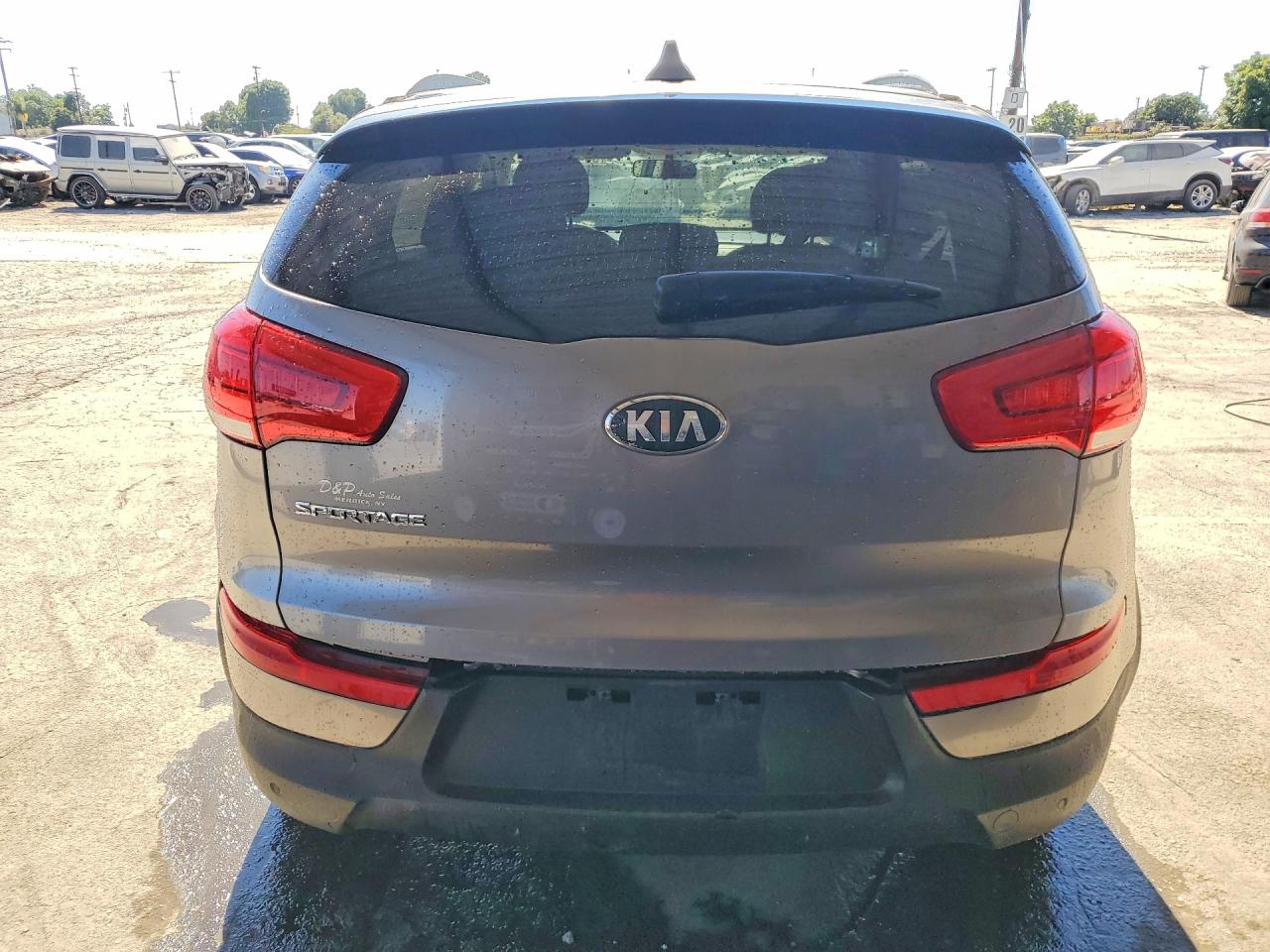 2014 Kia Sportagelx Серый vin: KNDPB3ACXE7584974