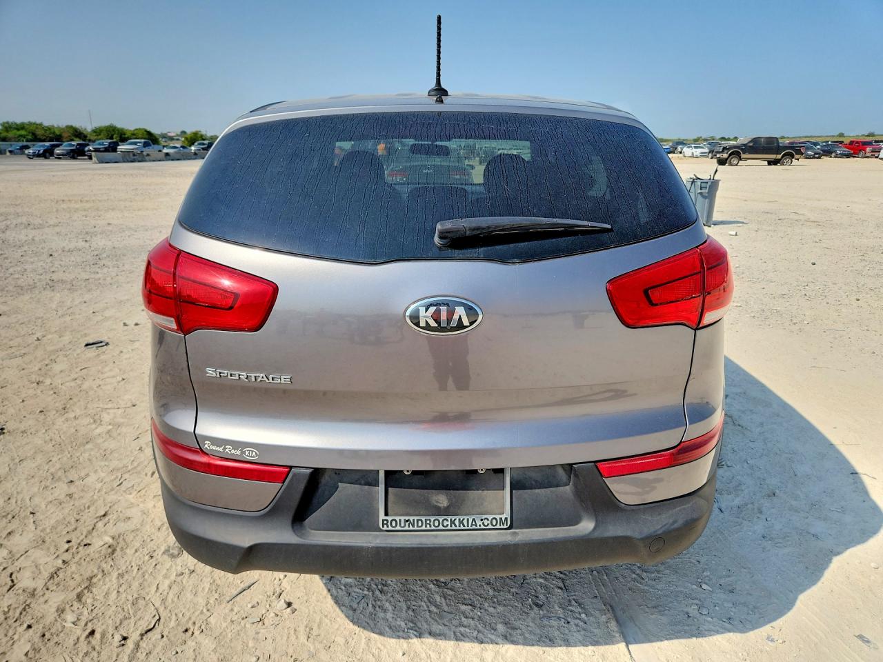 2014 Kia Sportage Lx Gray vin: KNDPB3ACXE7656787