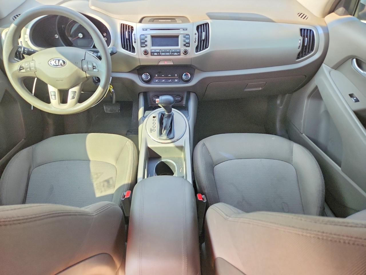 2014 Kia Sportage Lx Gray vin: KNDPB3ACXE7656787