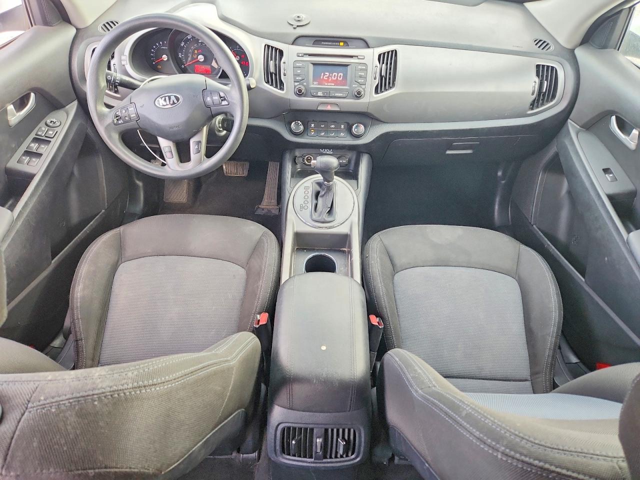 2015 Kia Sportage Lx White vin: KNDPB3ACXF7678709