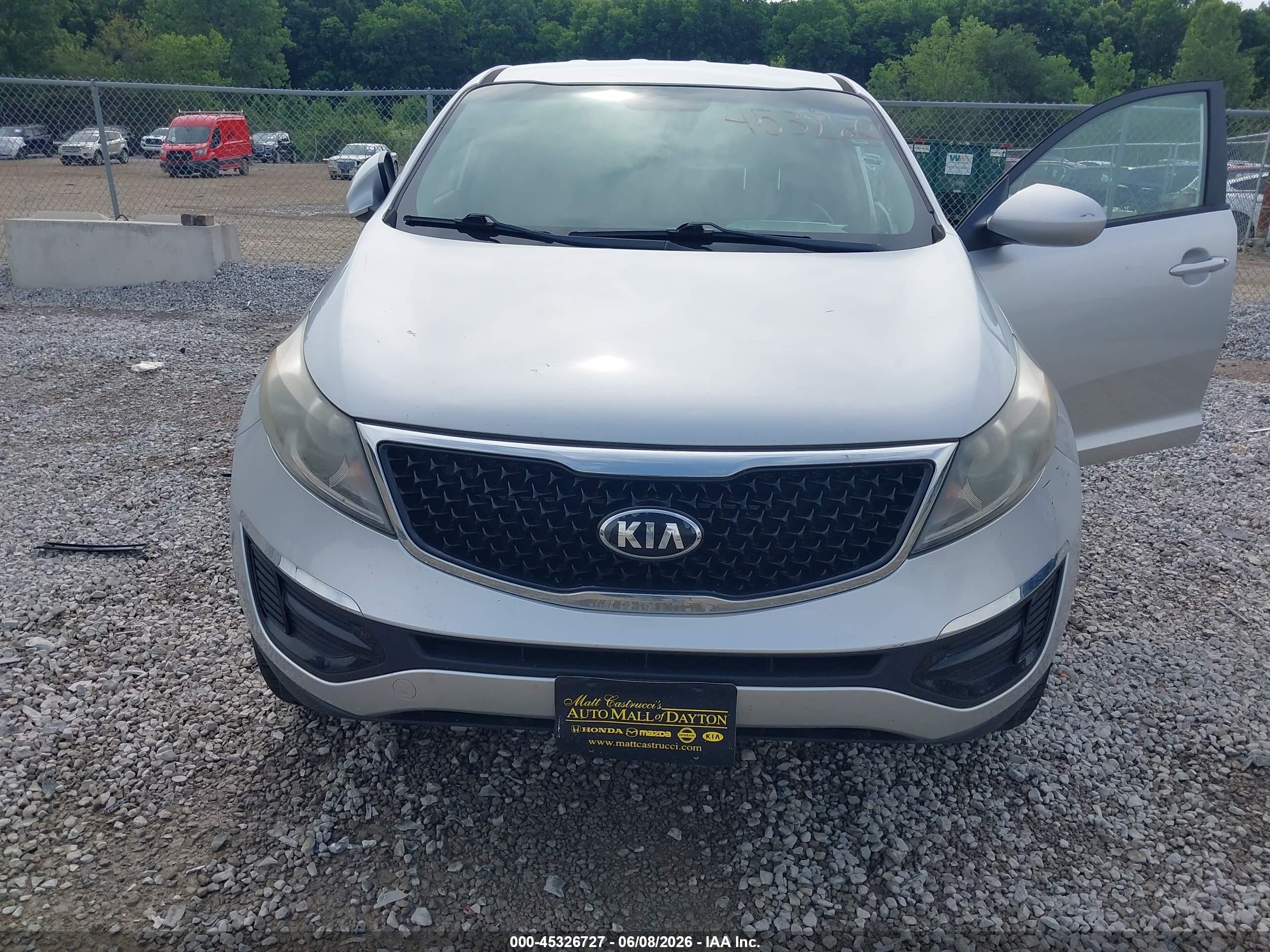 2015 Kia Sportage Lx Silver vin: KNDPB3ACXF7693811