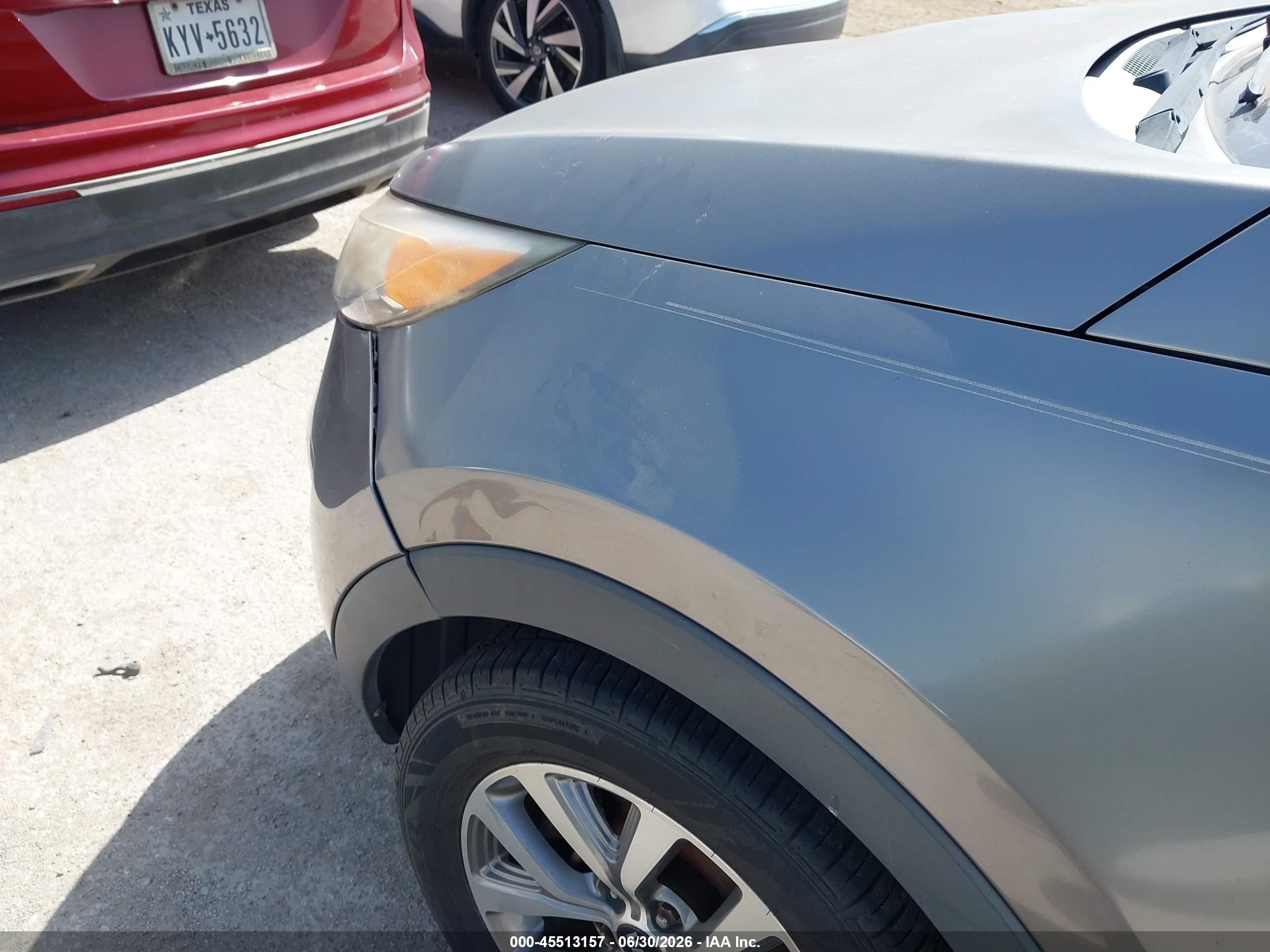 2015 Kia Sportage Lx Gray vin: KNDPB3ACXF7744062