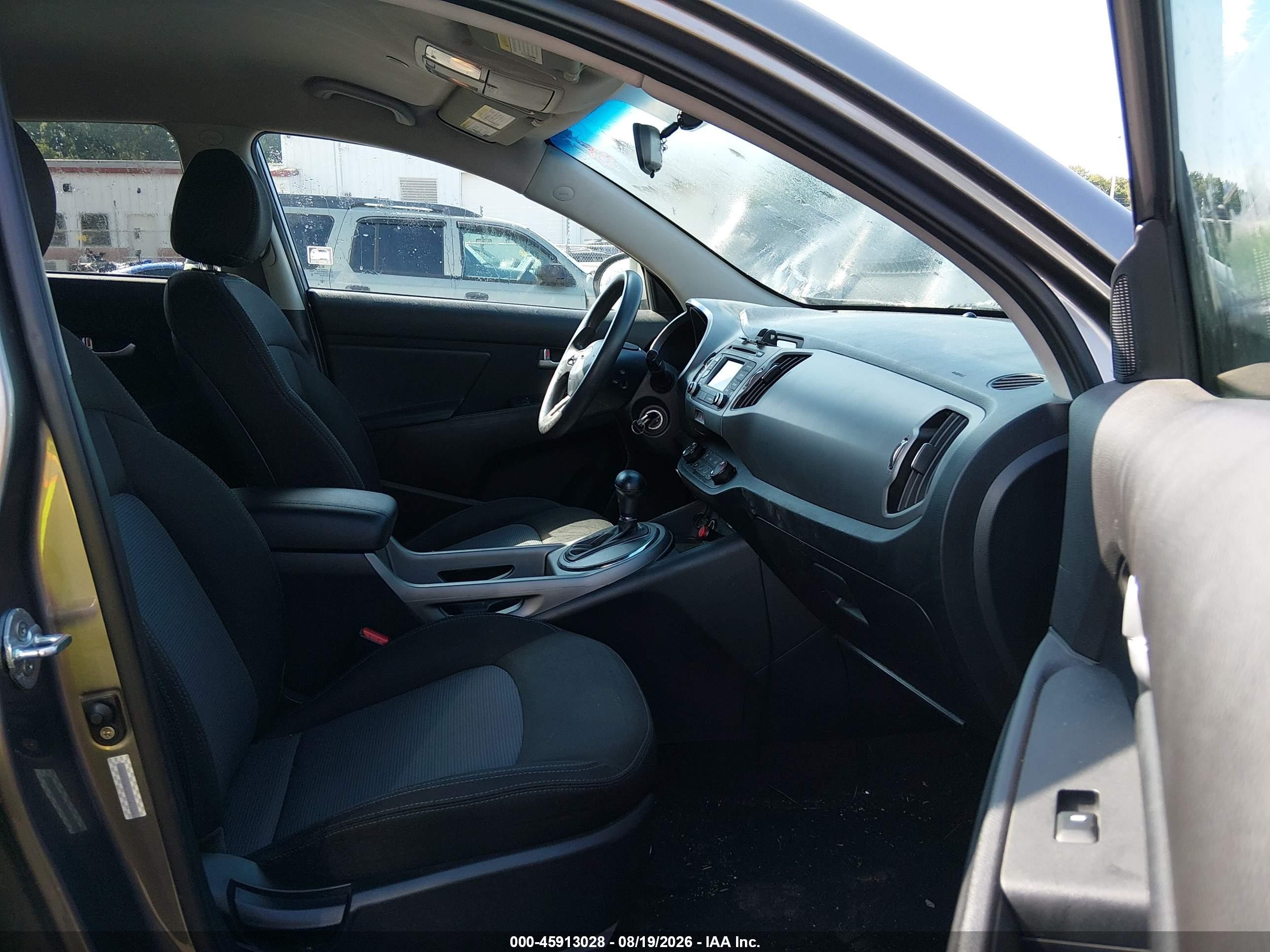 2015 Kia Sportage Lx Gray vin: KNDPB3ACXF7747124