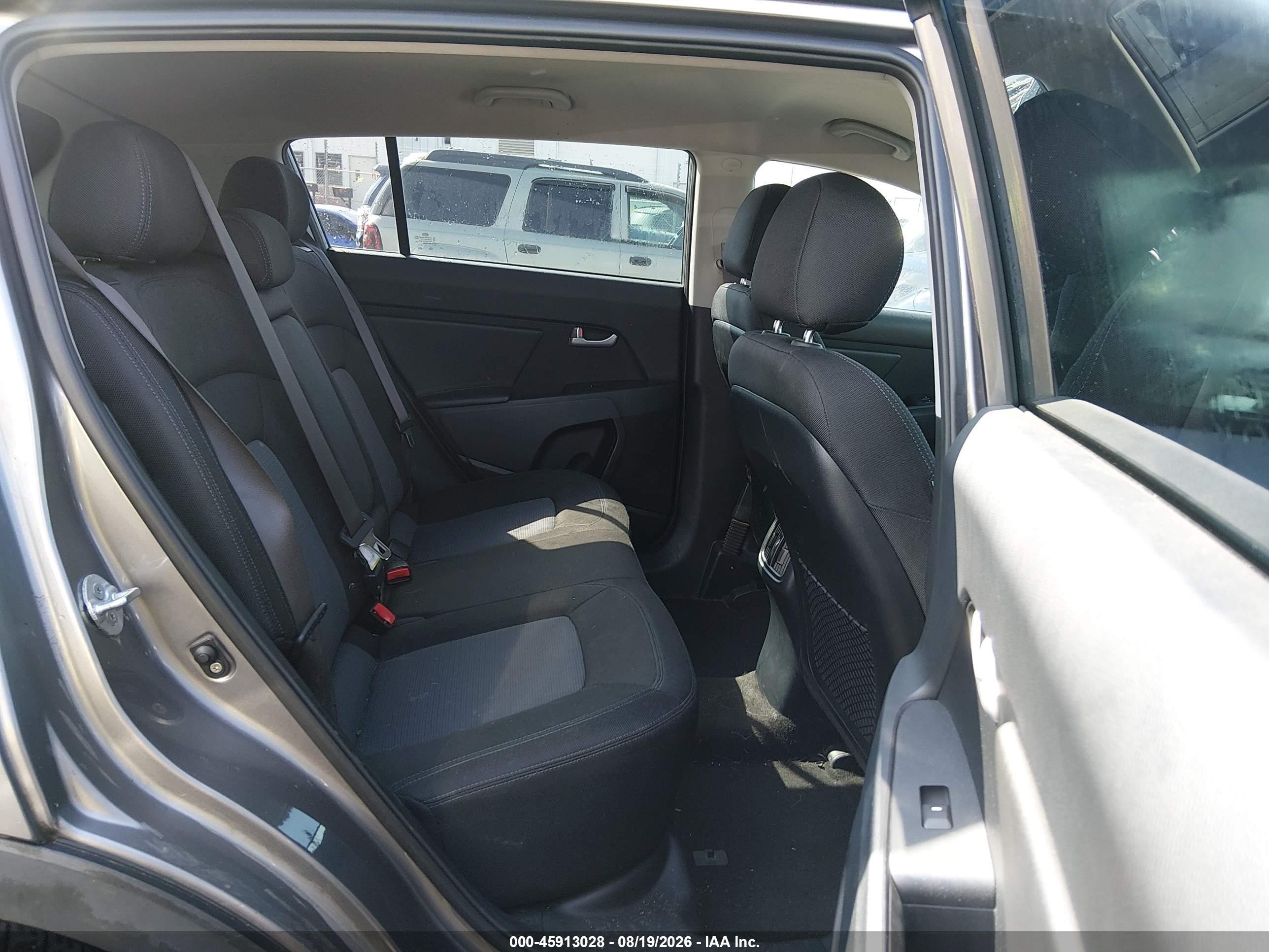 2015 Kia Sportage Lx Gray vin: KNDPB3ACXF7747124