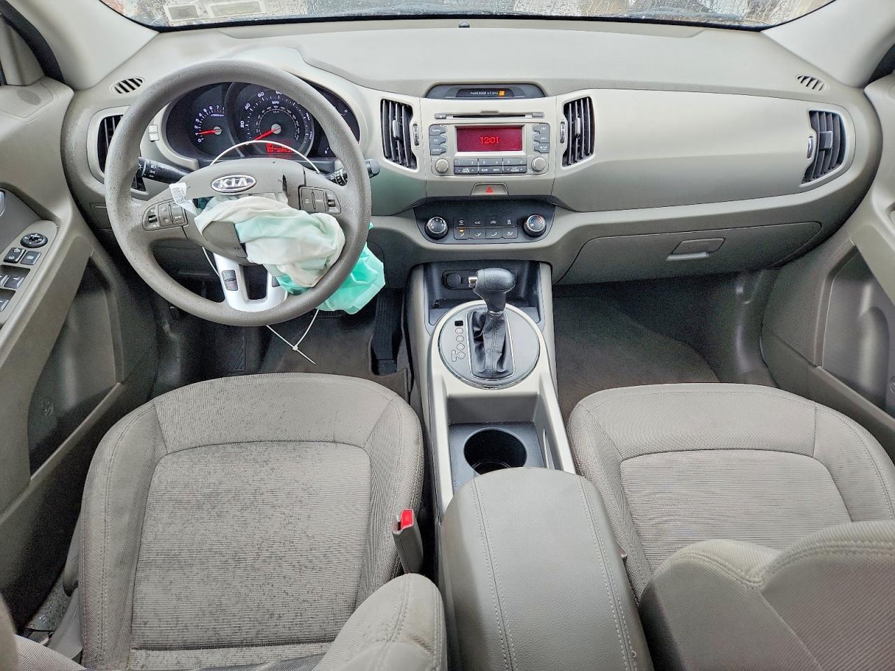 2011 Kia Sportage Lx White vin: KNDPBCA20B7015408