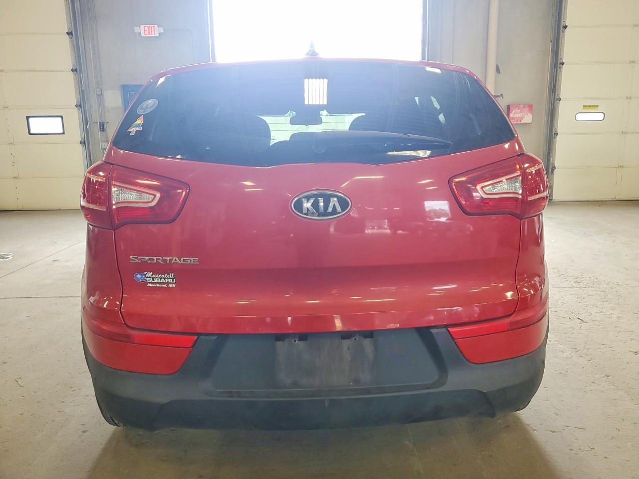 2011 Kia Sportage Lx Red vin: KNDPBCA20B7081554