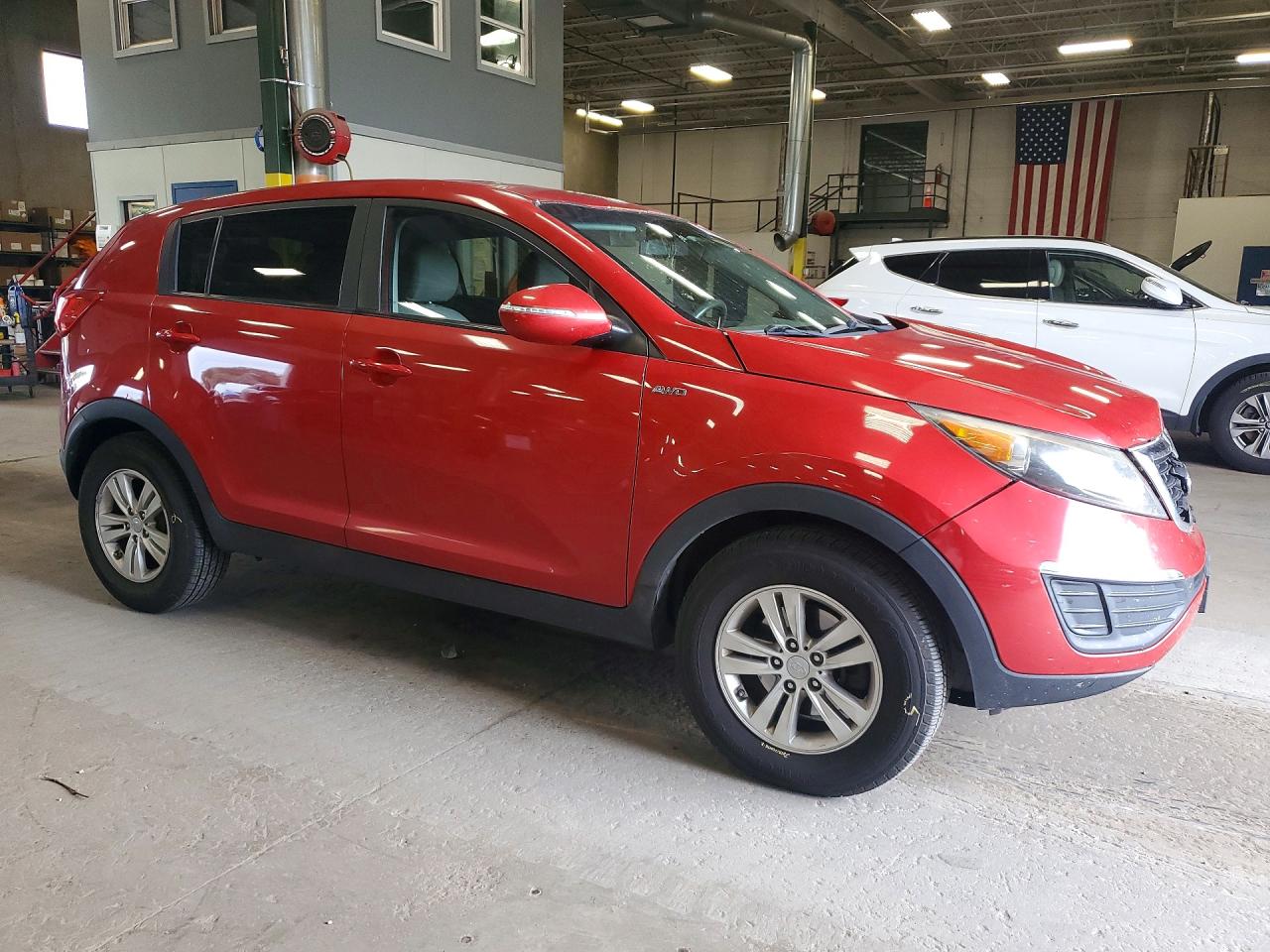 2011 Kia Sportage Lx Red vin: KNDPBCA20B7081554