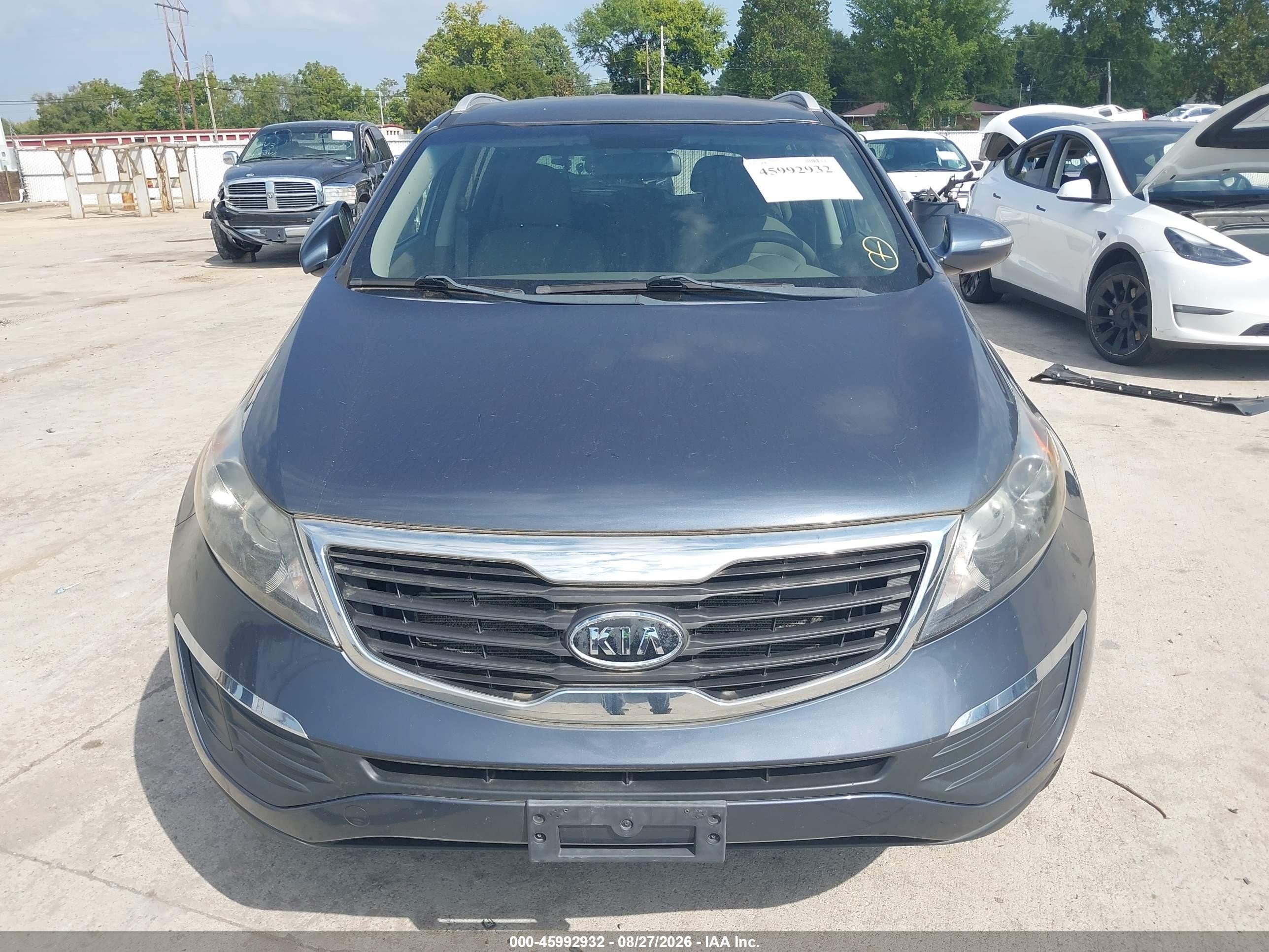 2011 Kia Sportage Lx Blue vin: KNDPBCA20B7082381