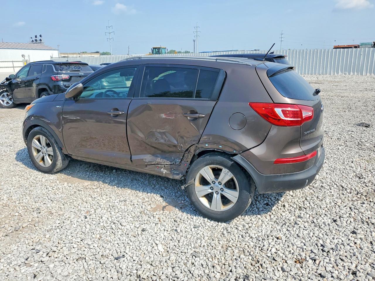 2011 Kia Sportage Lx Коричневый vin: KNDPBCA20B7162716