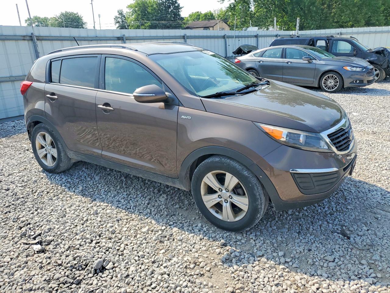 2011 Kia Sportage Lx Коричневый vin: KNDPBCA20B7162716