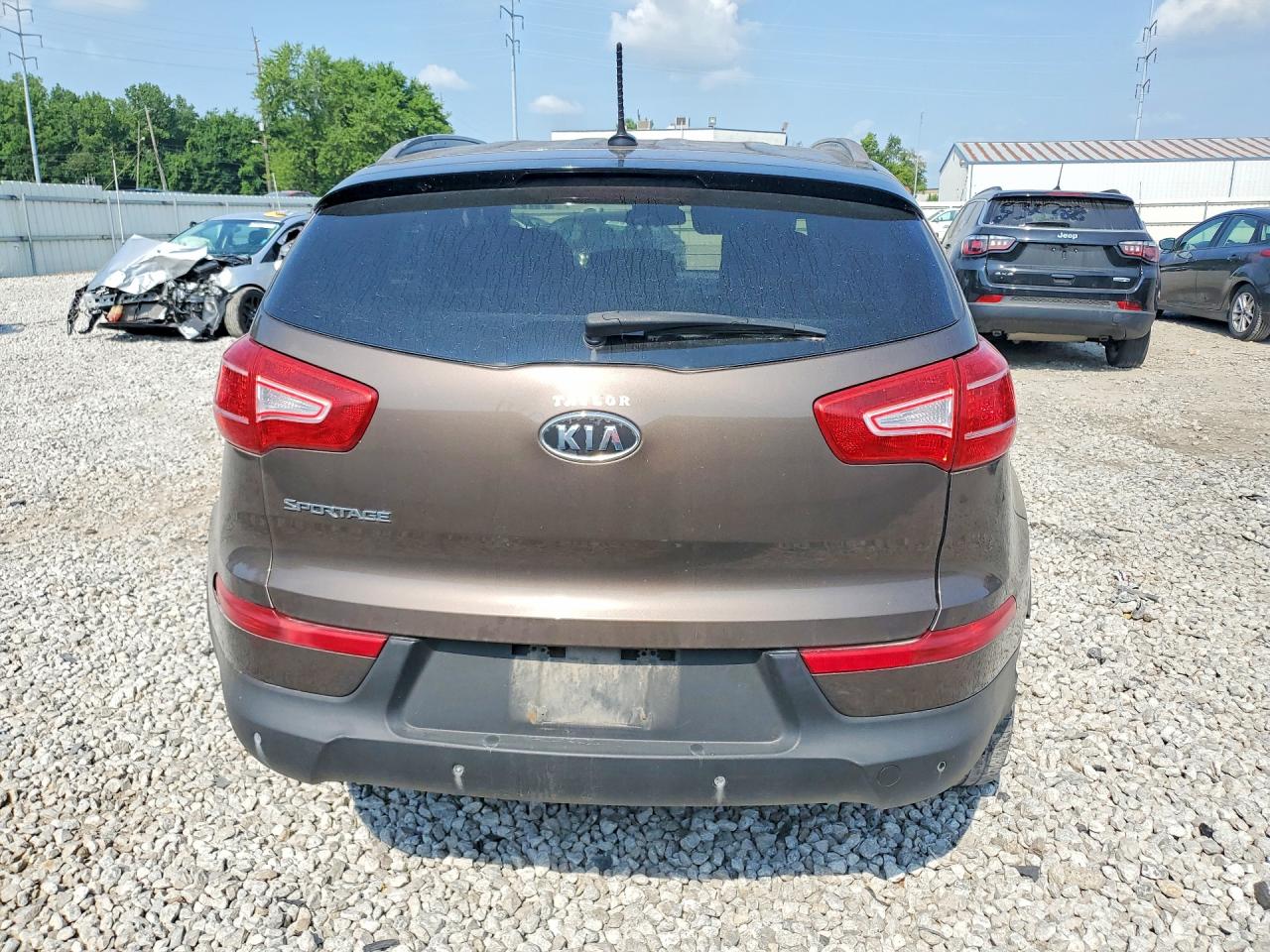 2011 Kia Sportage Lx Коричневый vin: KNDPBCA20B7162716