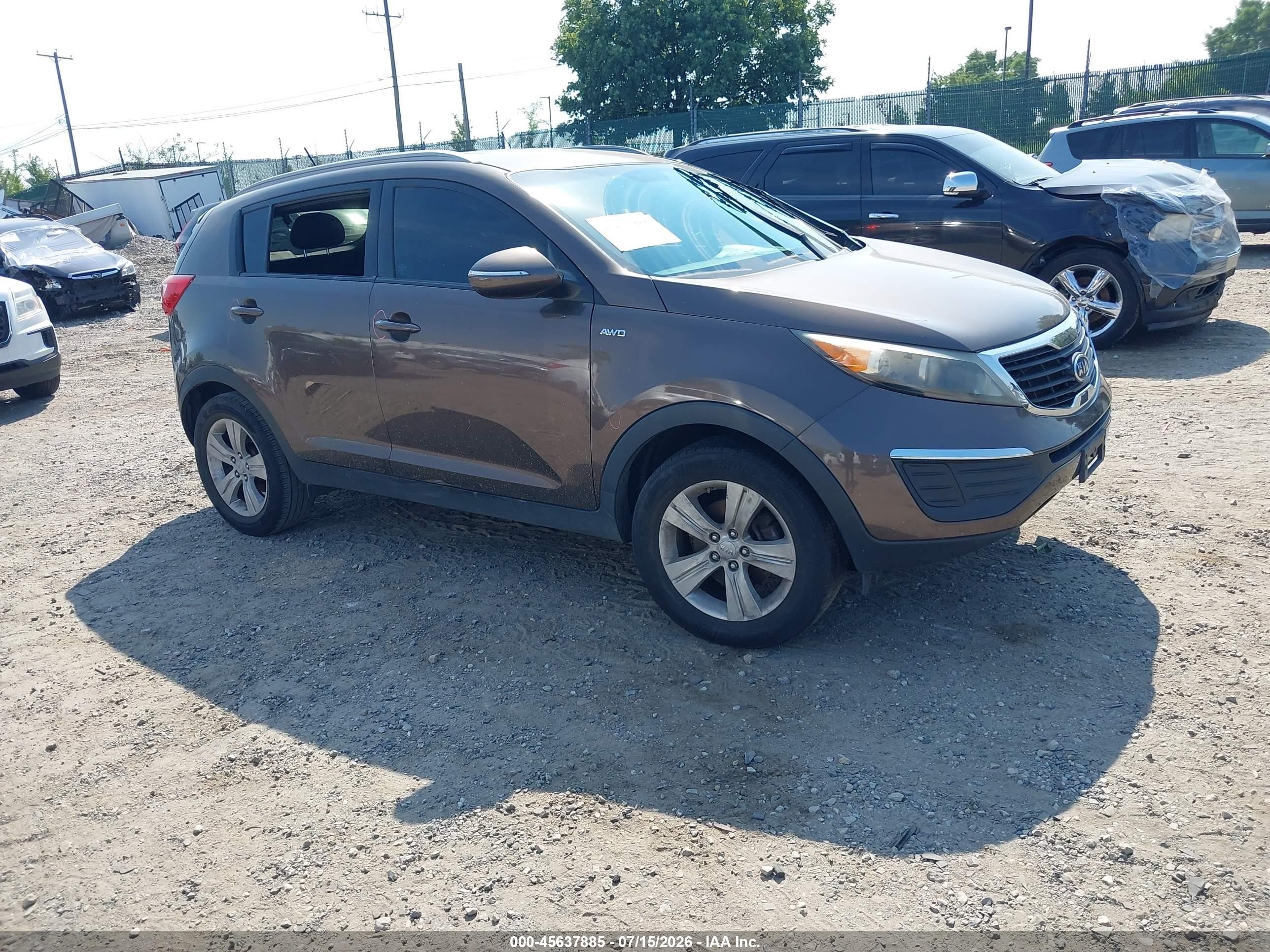 2011 Kia Sportage Lx Tan vin: KNDPBCA20B7163834