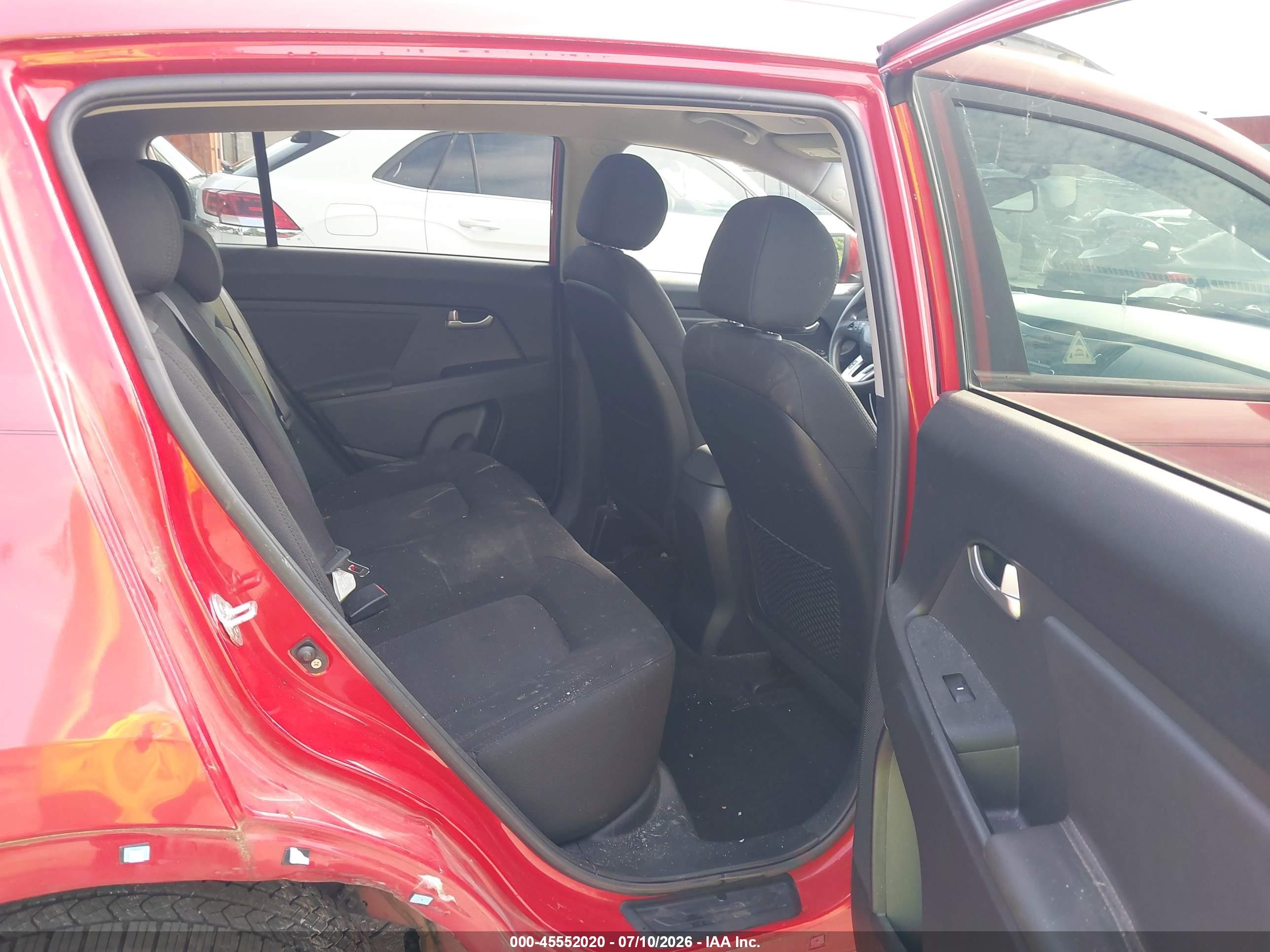 2012 Kia Sportage Lx Red vin: KNDPBCA20C7249761
