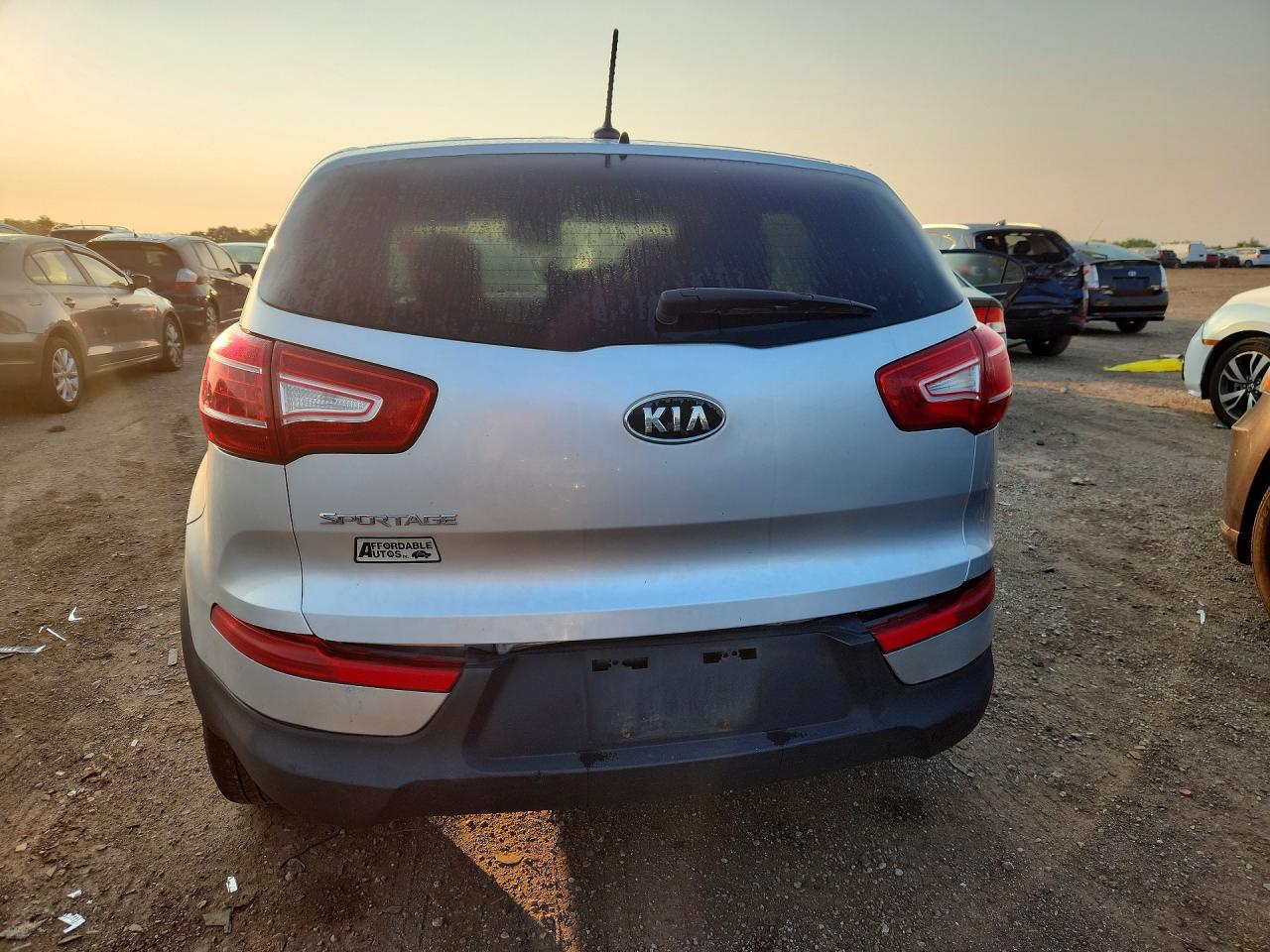 2012 Kia Sportage Lx Silver vin: KNDPBCA20C7260906
