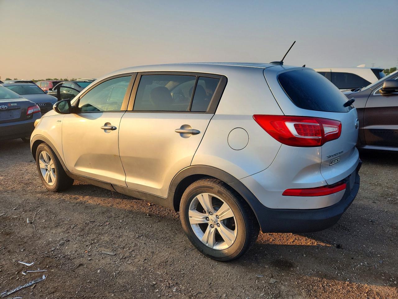 2012 Kia Sportage Lx Silver vin: KNDPBCA20C7260906