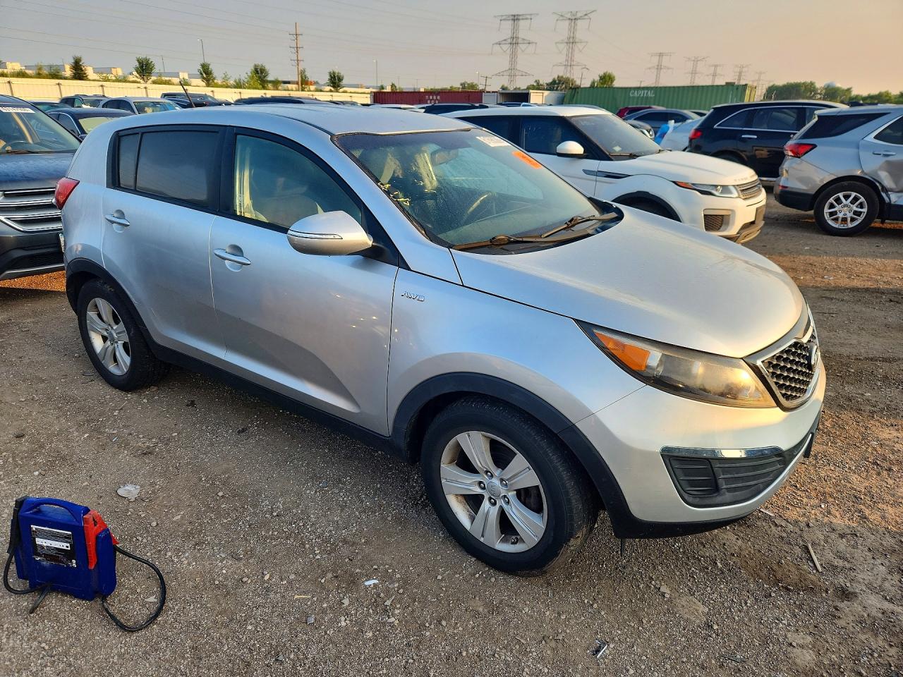 2012 Kia Sportage Lx Silver vin: KNDPBCA20C7260906