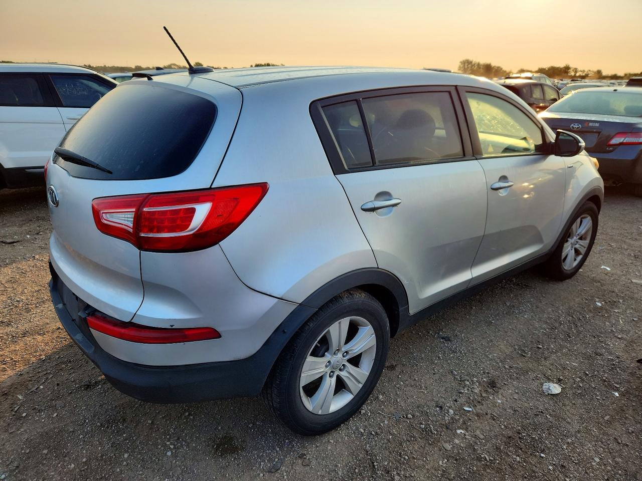 2012 Kia Sportage Lx Silver vin: KNDPBCA20C7260906