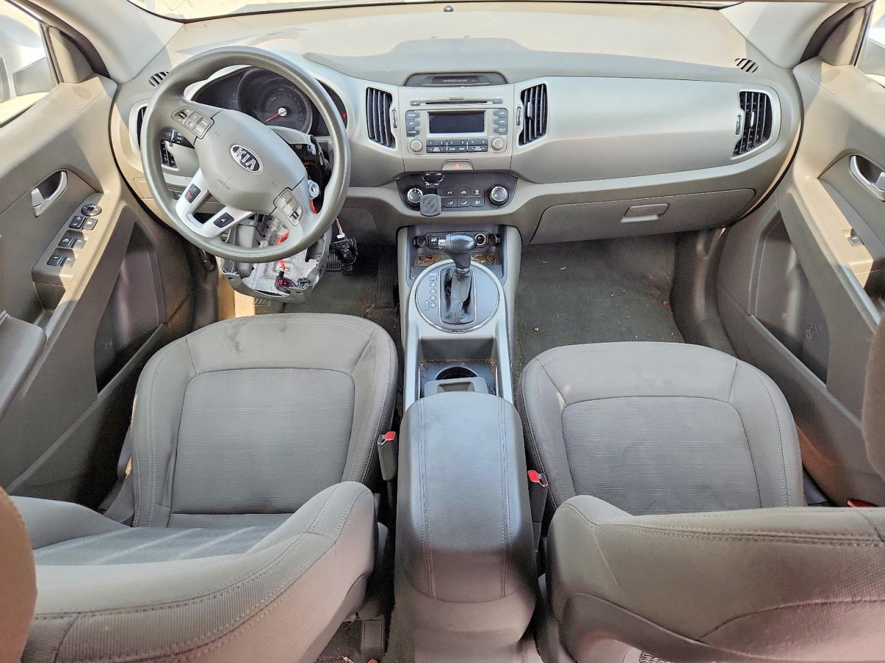 2013 Kia Sportage Lx Silver vin: KNDPBCA20D7418856