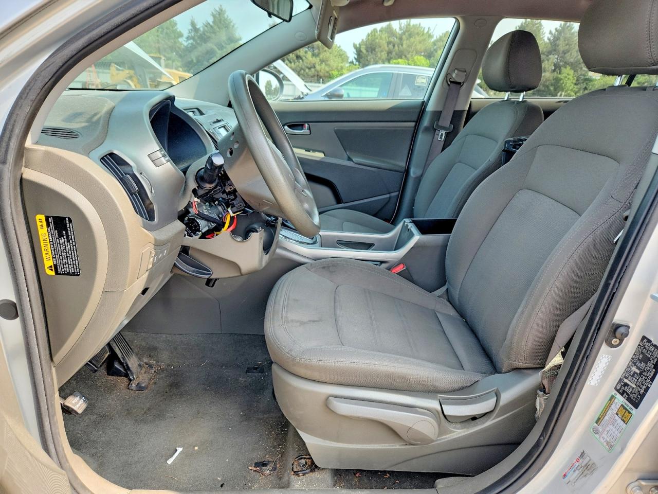 2013 Kia Sportage Lx Silver vin: KNDPBCA20D7418856