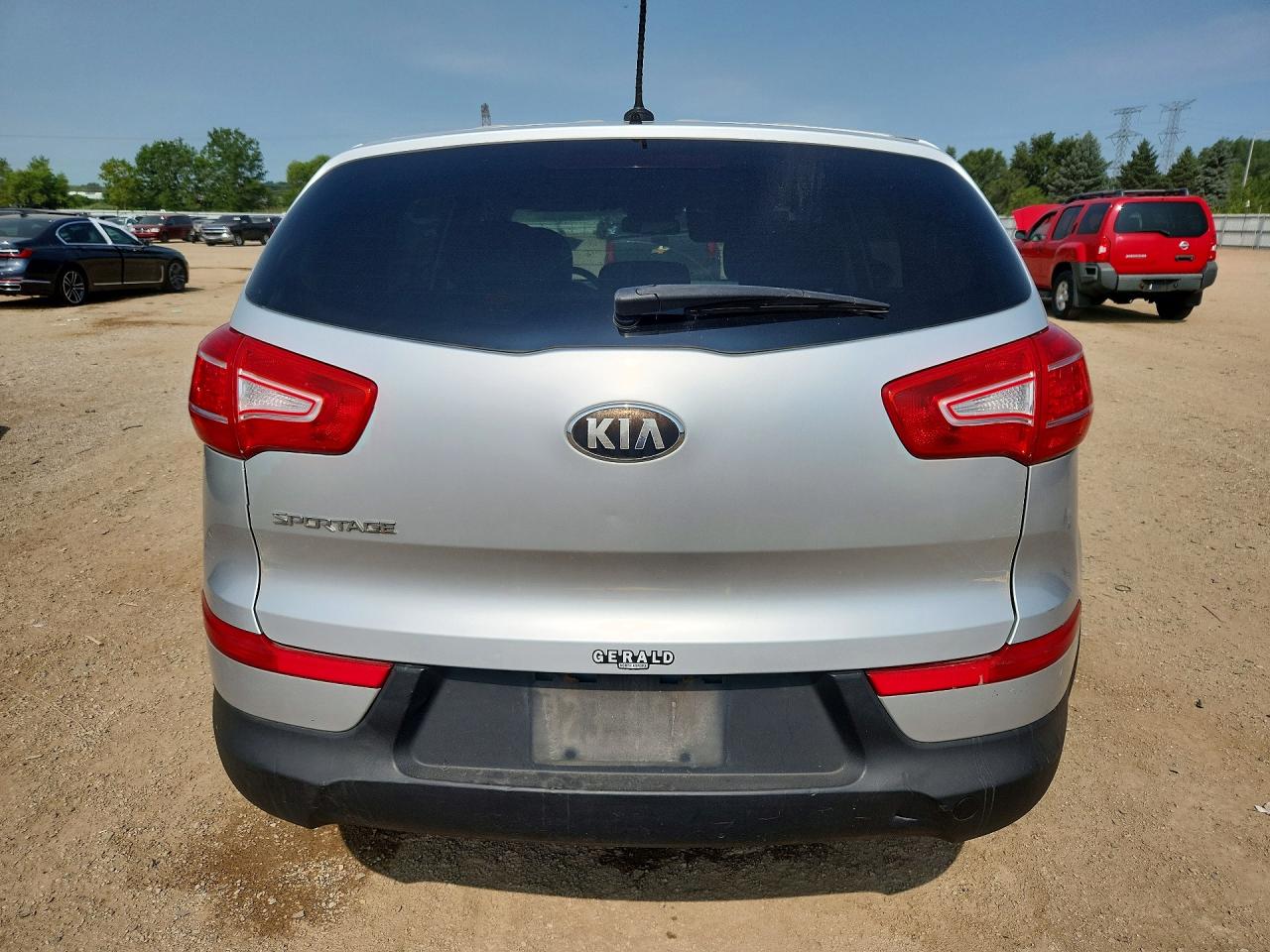 2013 Kia Sportage Lx Silver vin: KNDPBCA20D7418856