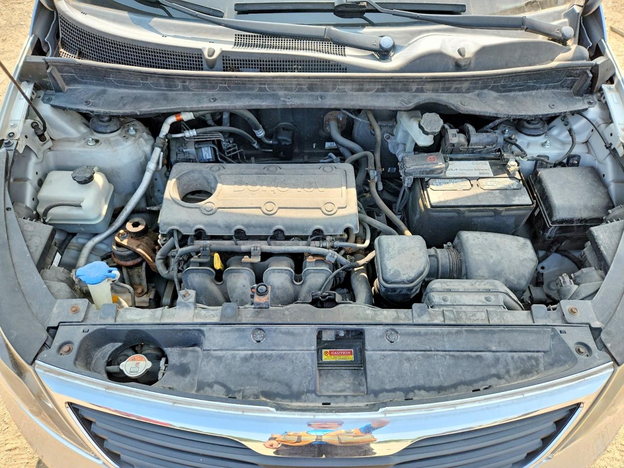 2013 Kia Sportage Lx Silver vin: KNDPBCA20D7418856