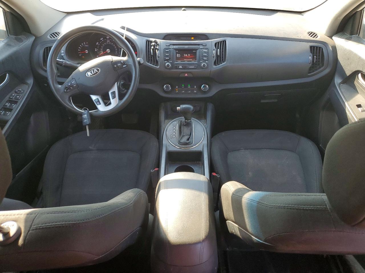 2013 Kia Sportage Lx White vin: KNDPBCA20D7535093