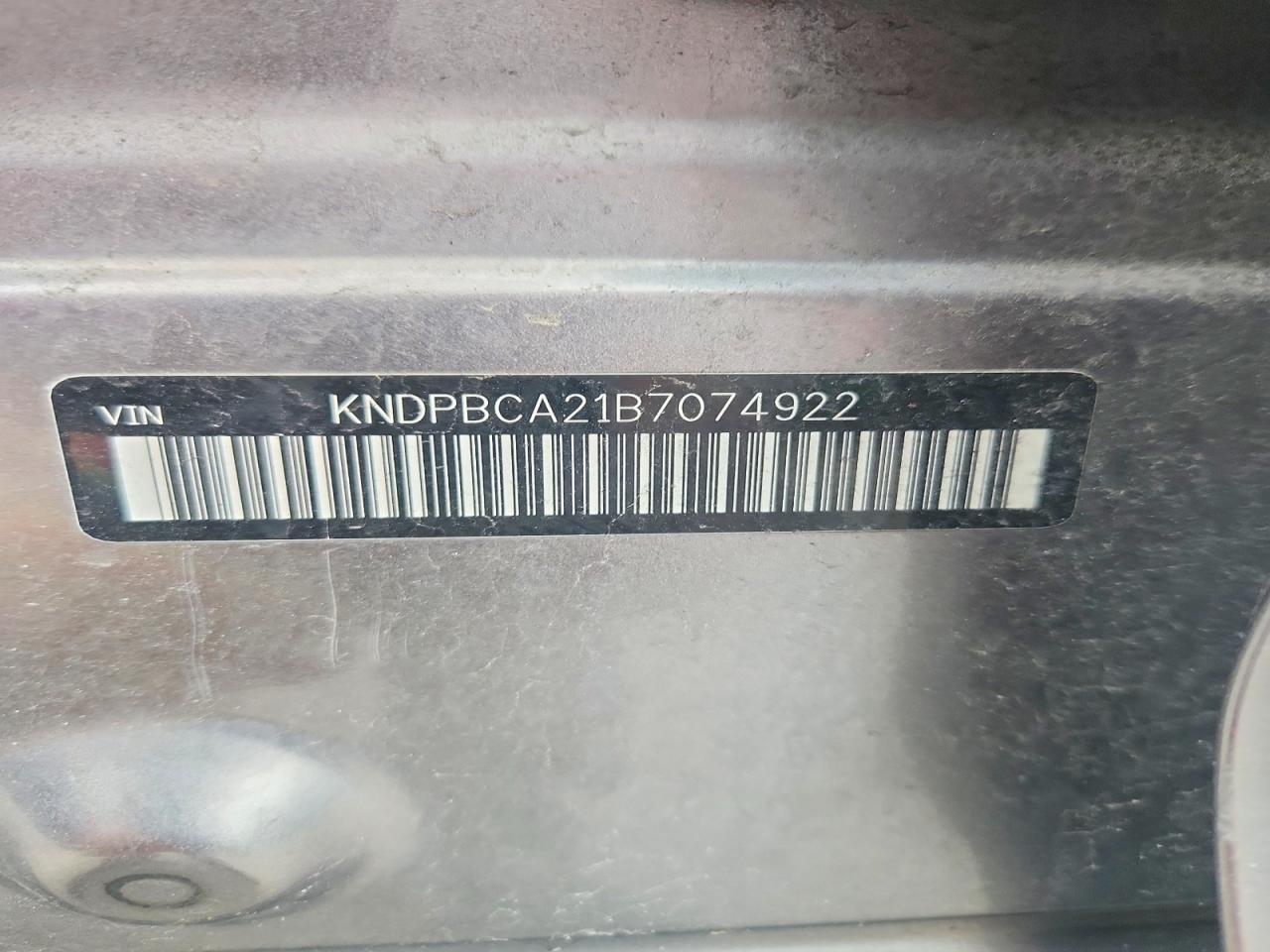 2011 Kia Sportage Charcoal vin: KNDPBCA21B7074922