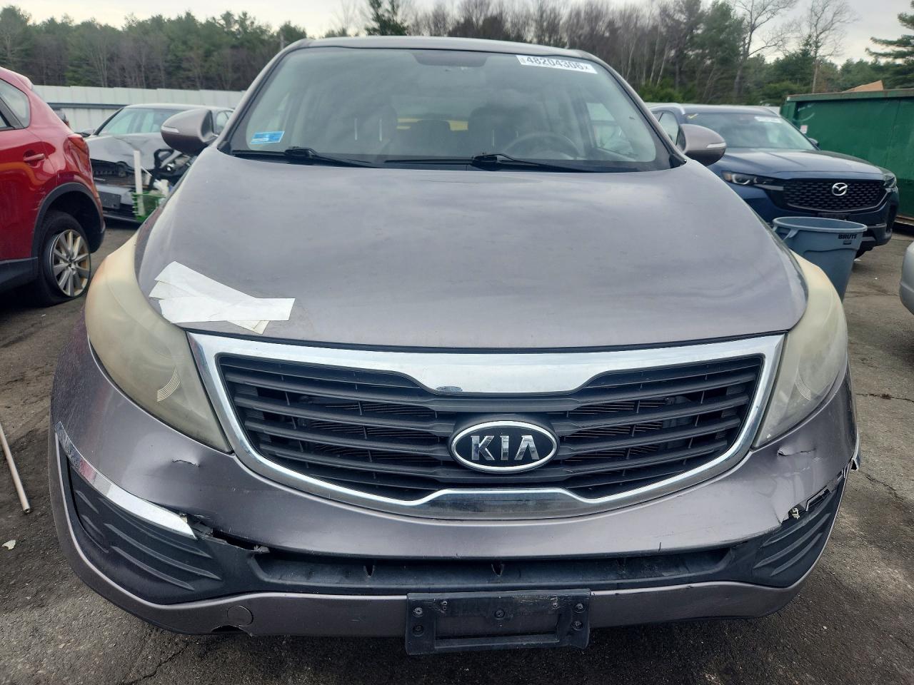 2011 Kia Sportage Charcoal vin: KNDPBCA21B7074922
