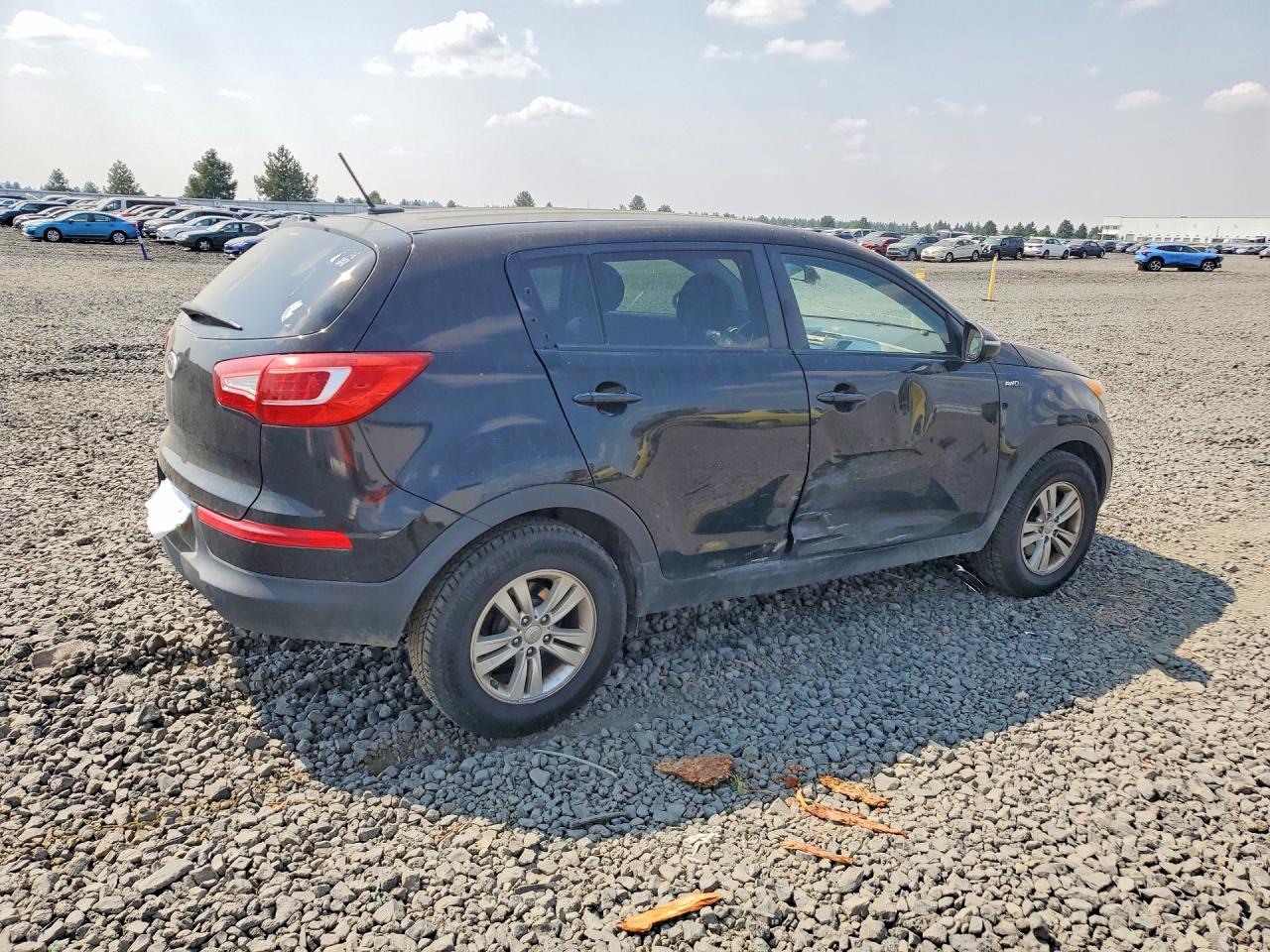 2011 Kia Sportage Lx Black vin: KNDPBCA21B7077044