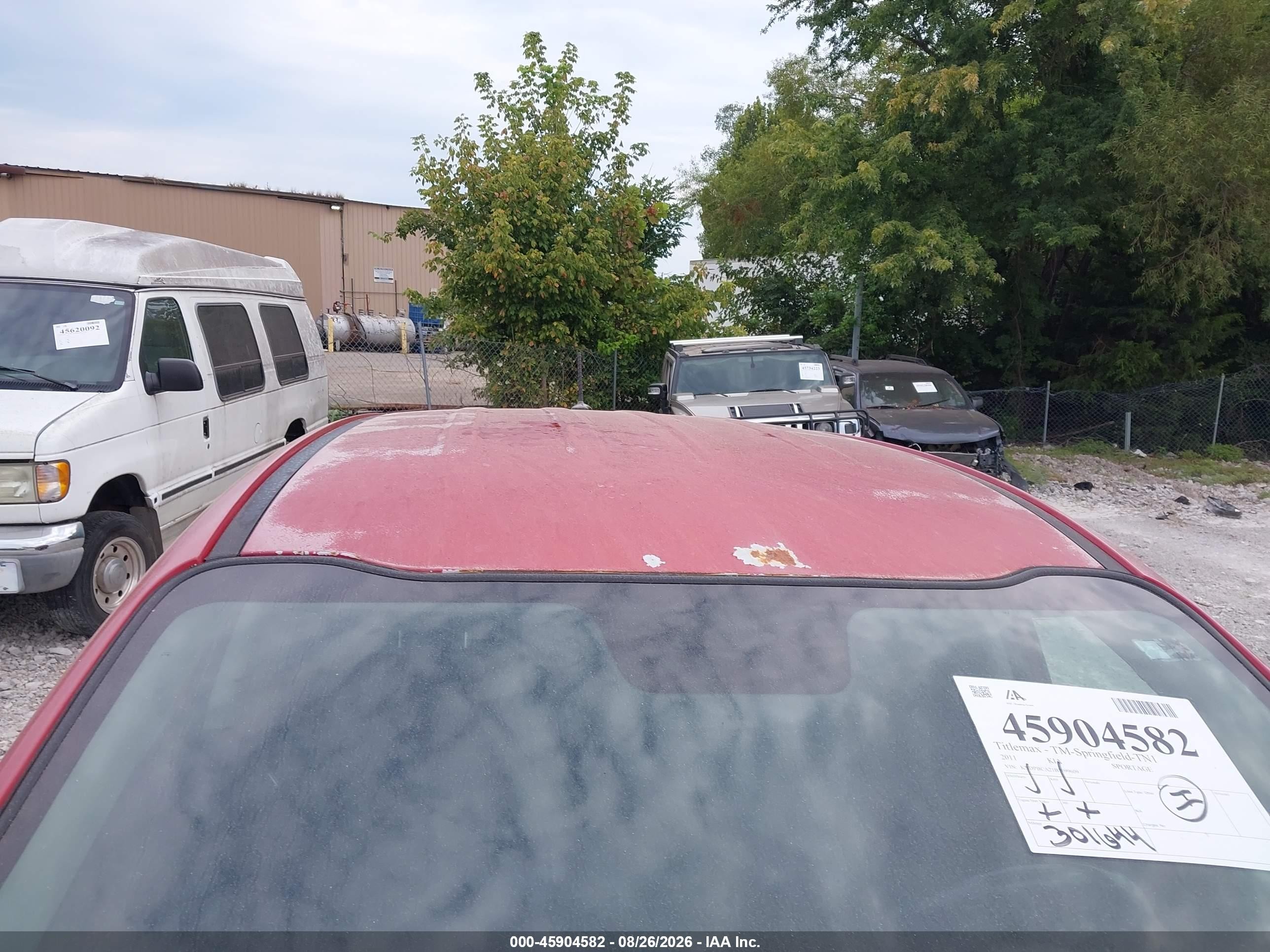 2011 Kia Sportage Lx Red vin: KNDPBCA21B7099609