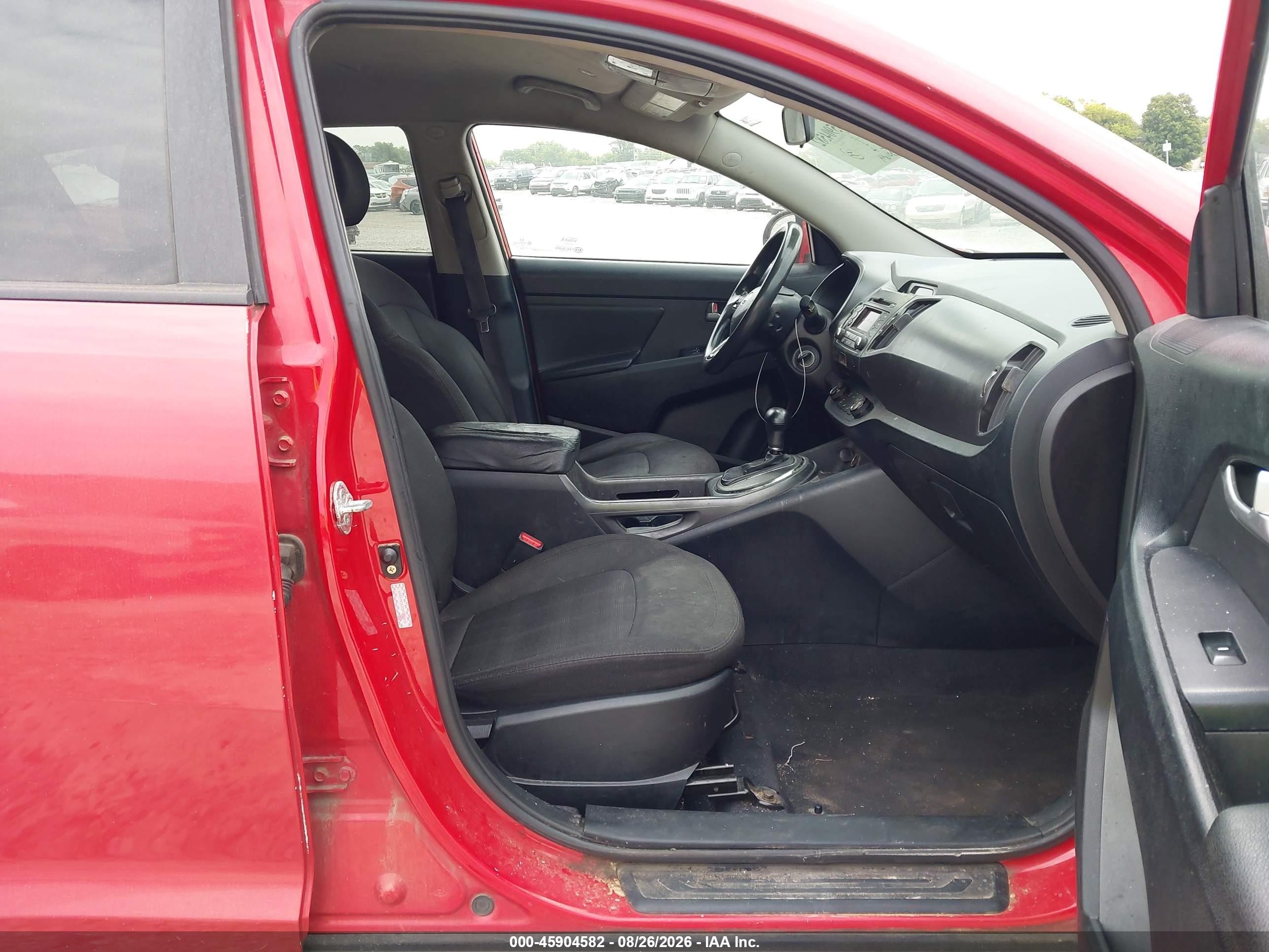 2011 Kia Sportage Lx Red vin: KNDPBCA21B7099609