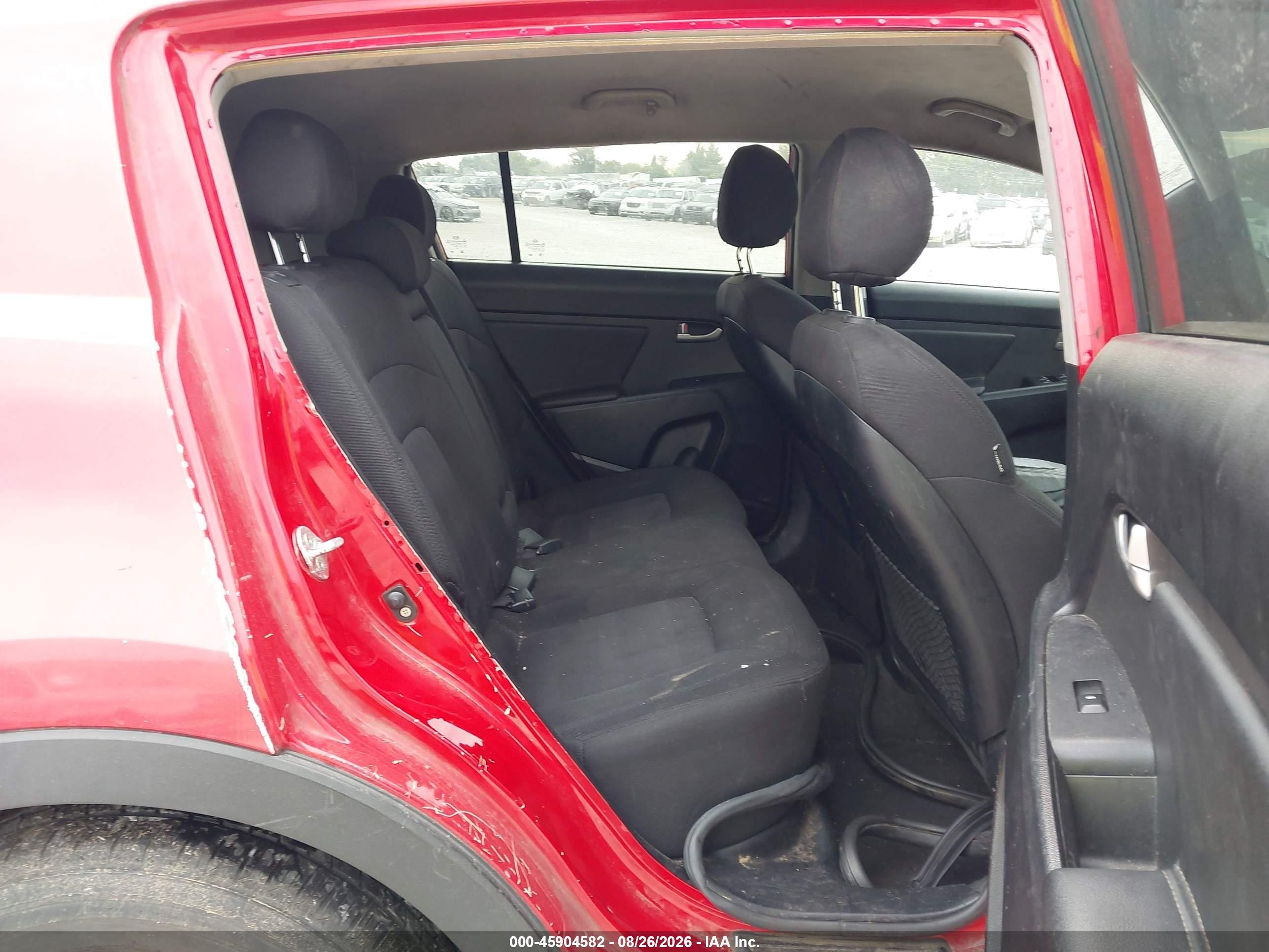 2011 Kia Sportage Lx Red vin: KNDPBCA21B7099609