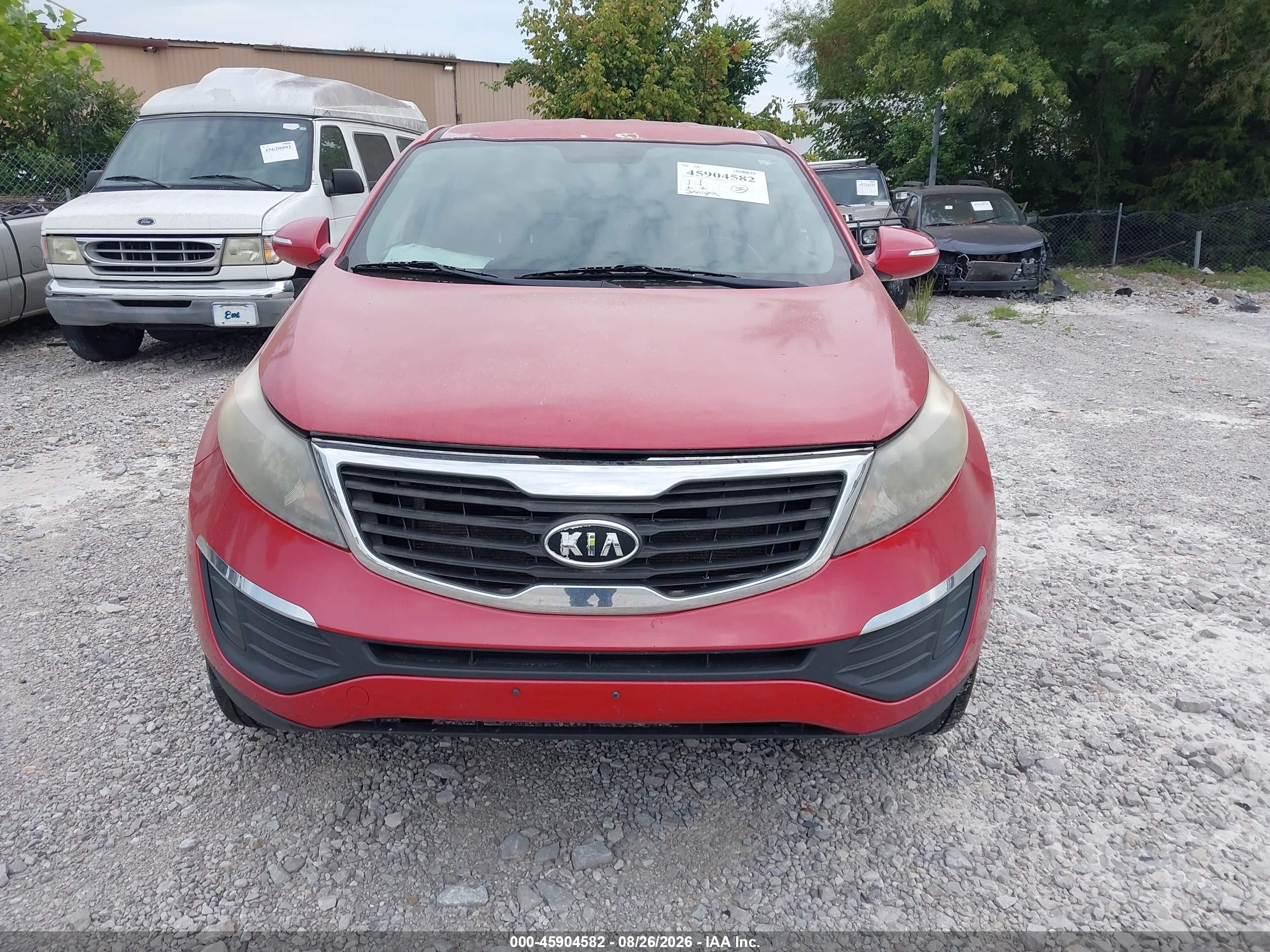 2011 Kia Sportage Lx Red vin: KNDPBCA21B7099609