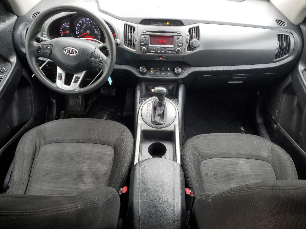 2012 Kia Sportage Lx Черный vin: KNDPBCA21C7209799