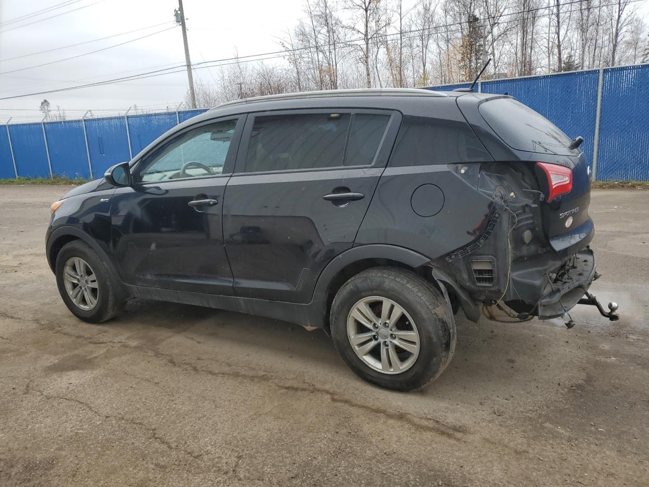 2012 Kia Sportage Lx Черный vin: KNDPBCA21C7209799