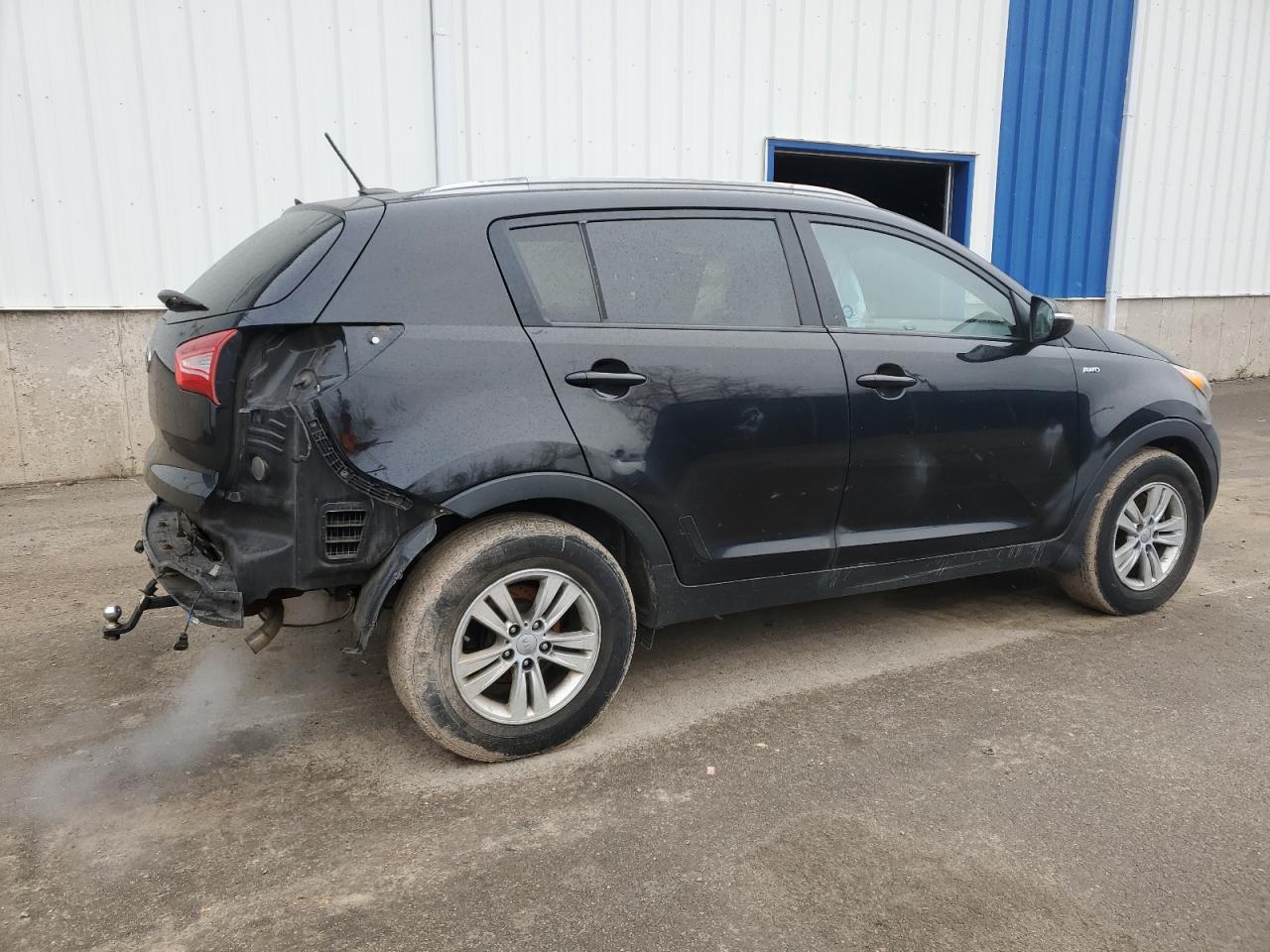 2012 Kia Sportage Lx Черный vin: KNDPBCA21C7209799