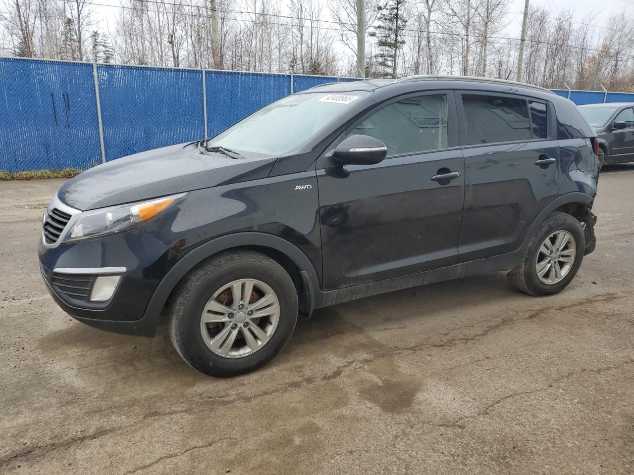 2012 Kia Sportage Lx Black vin: KNDPBCA21C7209799