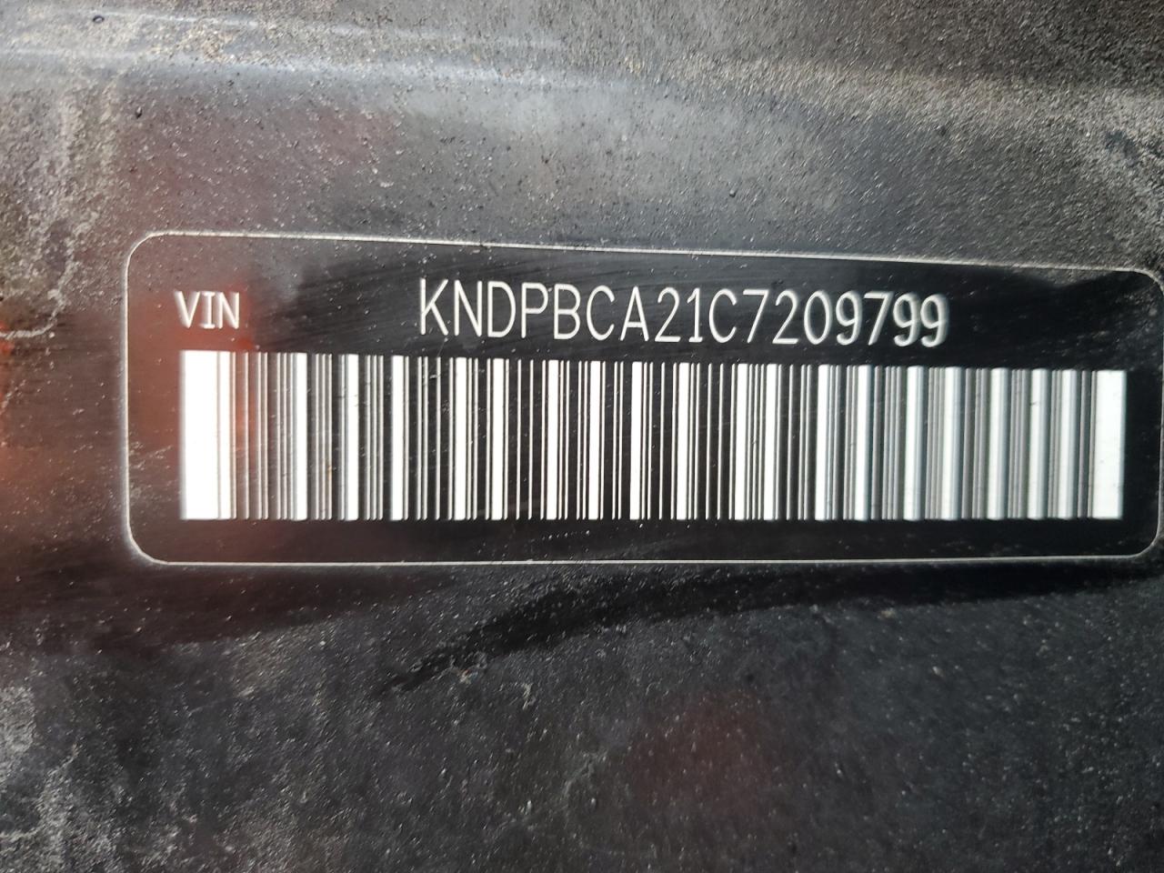 2012 Kia Sportage Lx Черный vin: KNDPBCA21C7209799