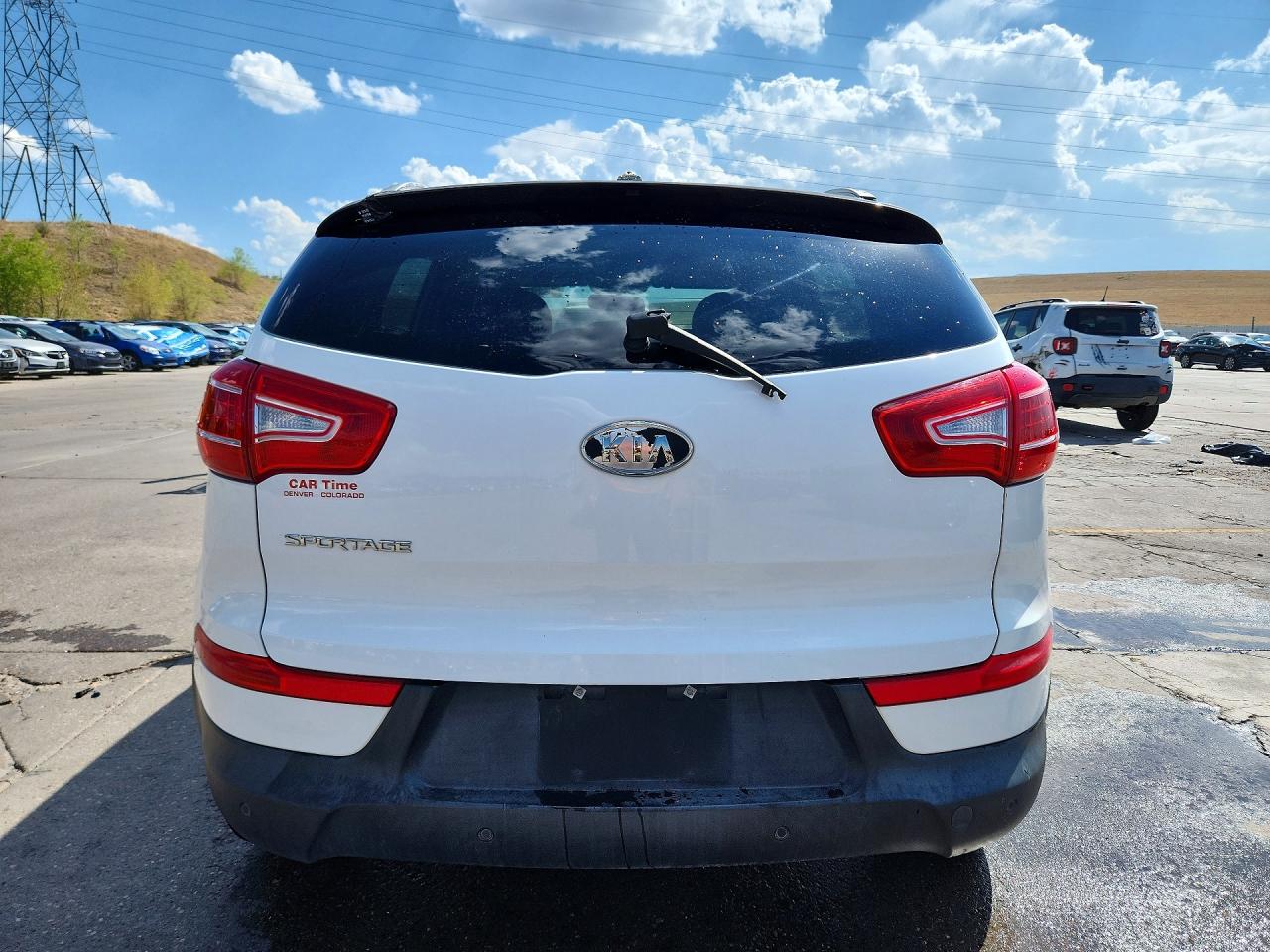 2012 Kia Sportage Lx White vin: KNDPBCA21C7234346