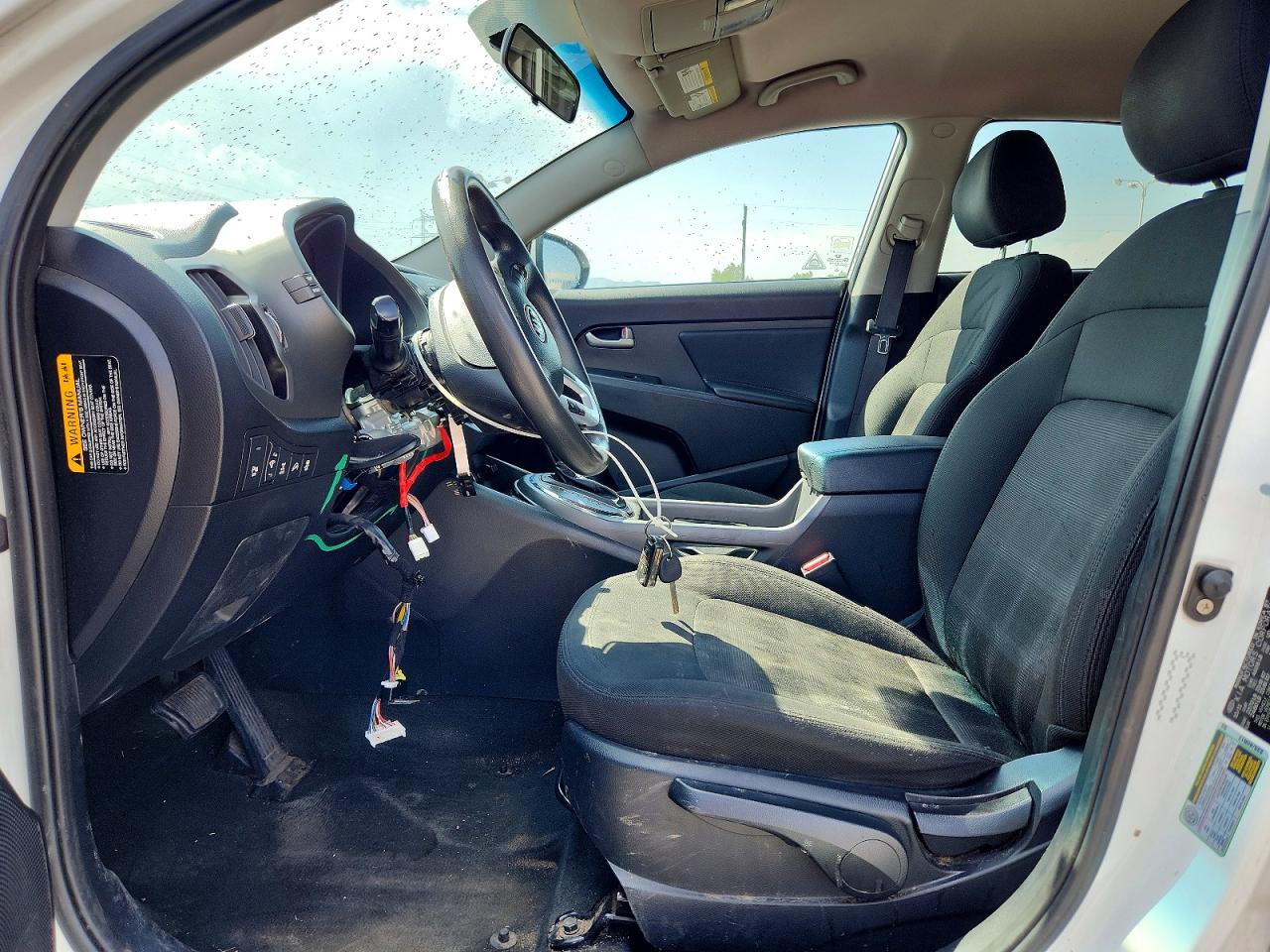 2012 Kia Sportage Lx White vin: KNDPBCA21C7234346
