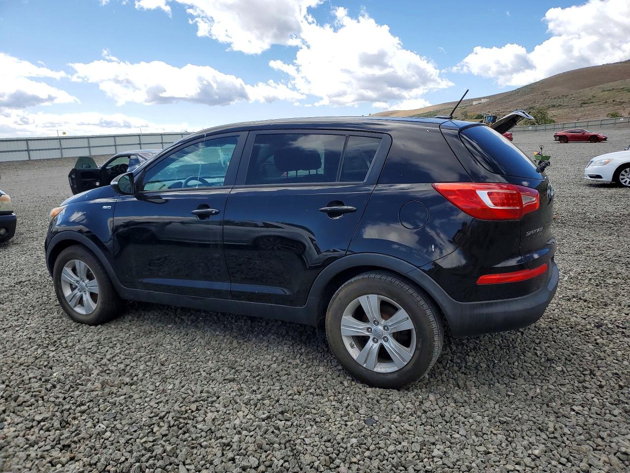 2012 Kia Sportage Lx Black vin: KNDPBCA21C7252538