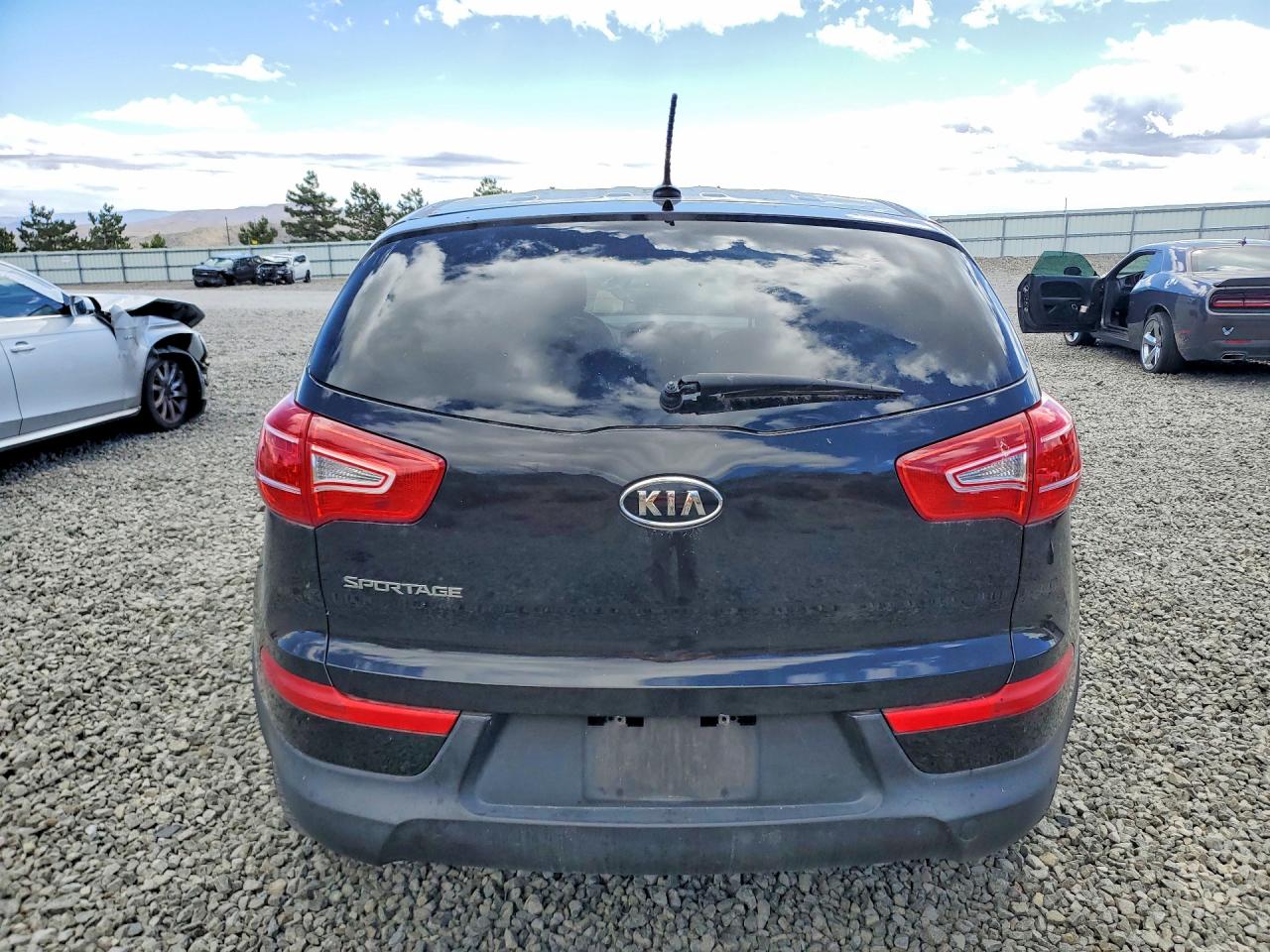 2012 Kia Sportage Lx Black vin: KNDPBCA21C7252538