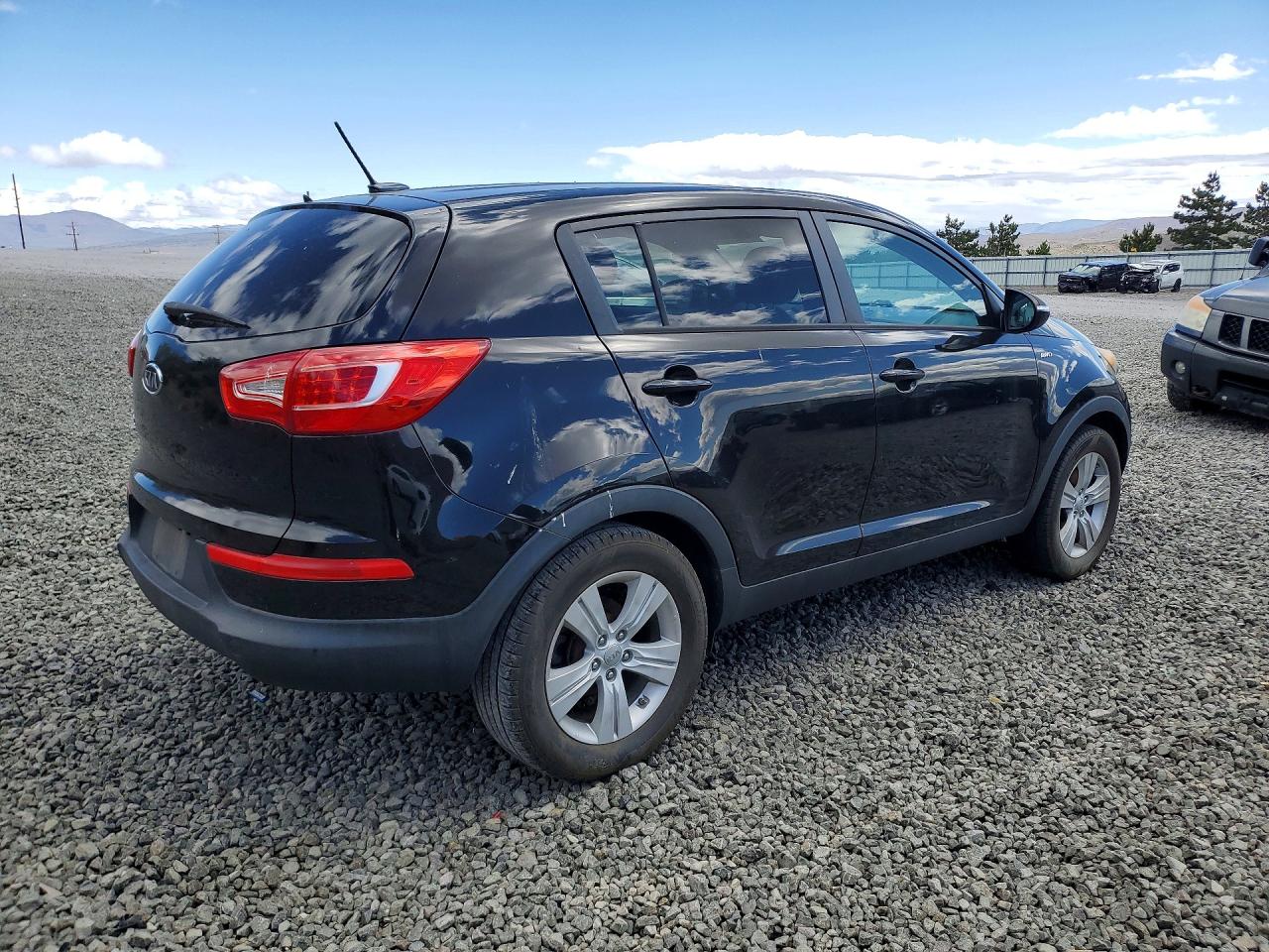 2012 Kia Sportage Lx Black vin: KNDPBCA21C7252538