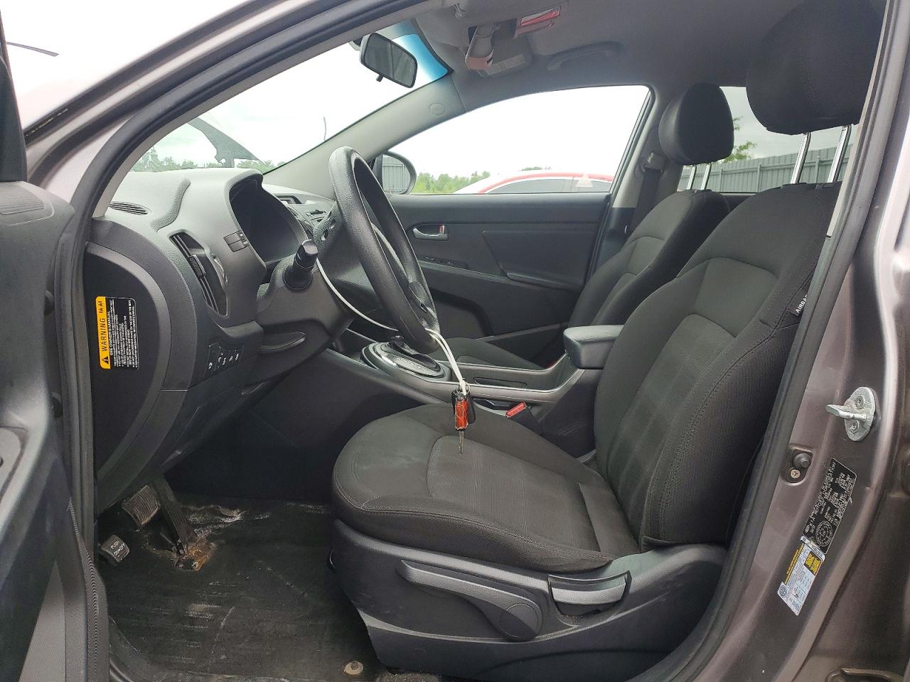 2012 Kia Sportage Lx Gray vin: KNDPBCA21C7260655