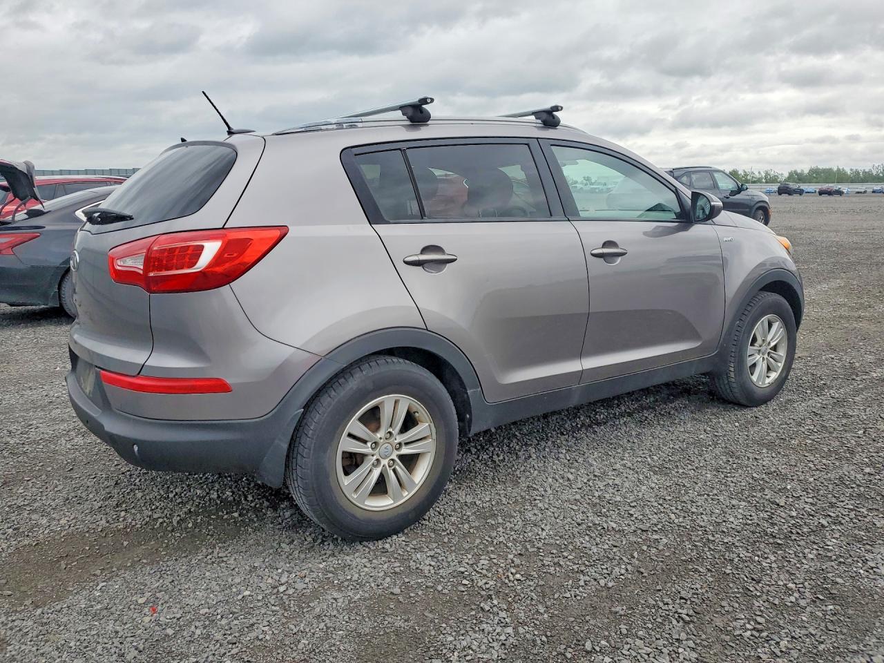 2012 Kia Sportage Lx Gray vin: KNDPBCA21C7260655