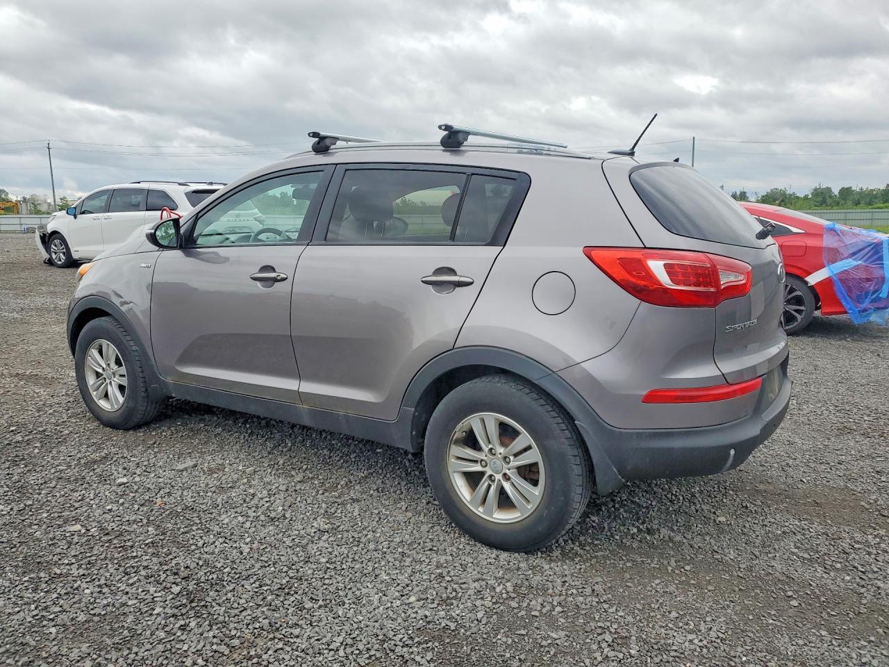 2012 Kia Sportage Lx Gray vin: KNDPBCA21C7260655