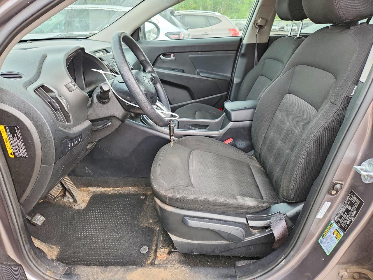 2012 Kia Sportage Lx Gray vin: KNDPBCA21C7293476