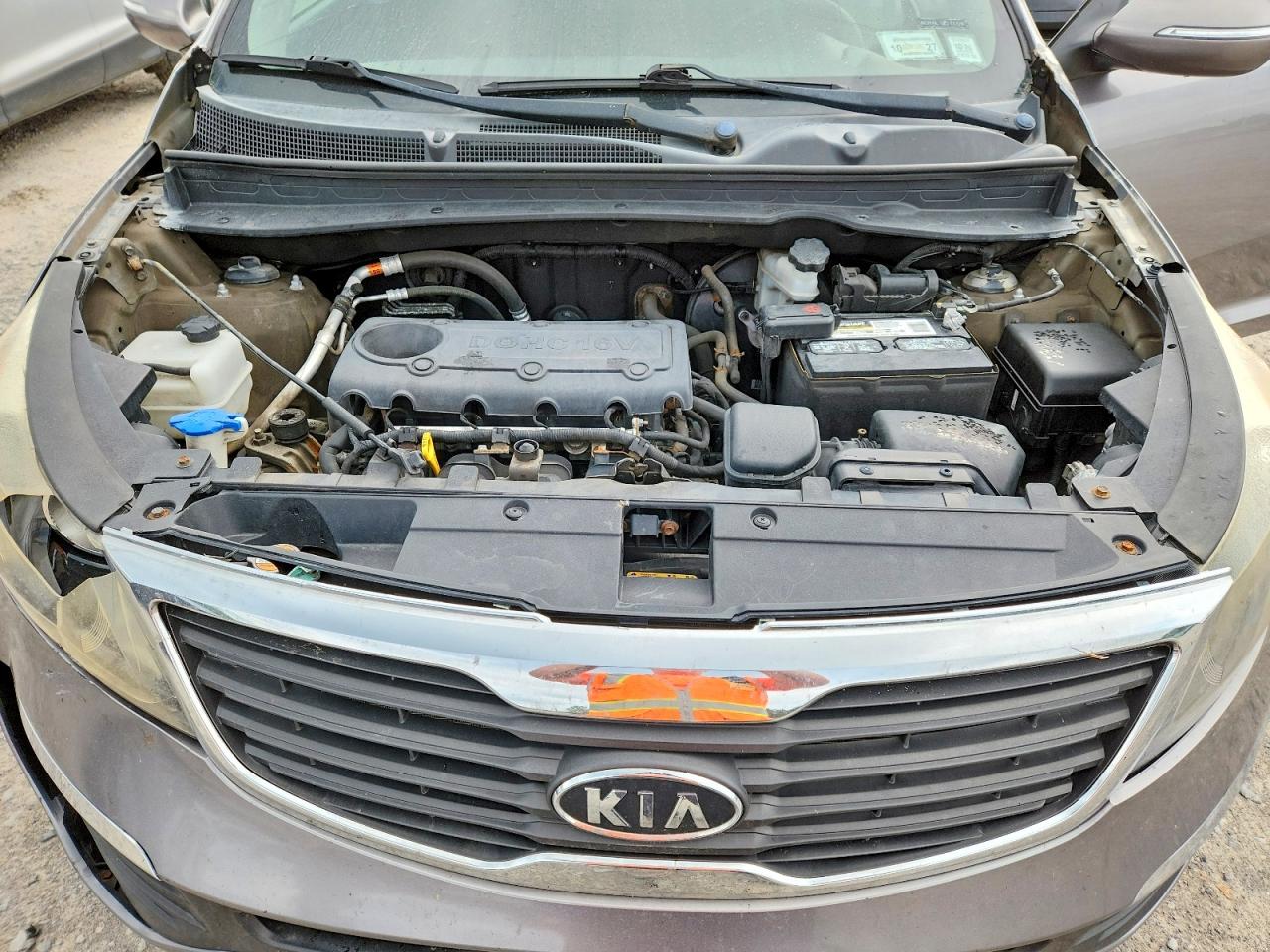 2012 Kia Sportage Lx Gray vin: KNDPBCA21C7293476