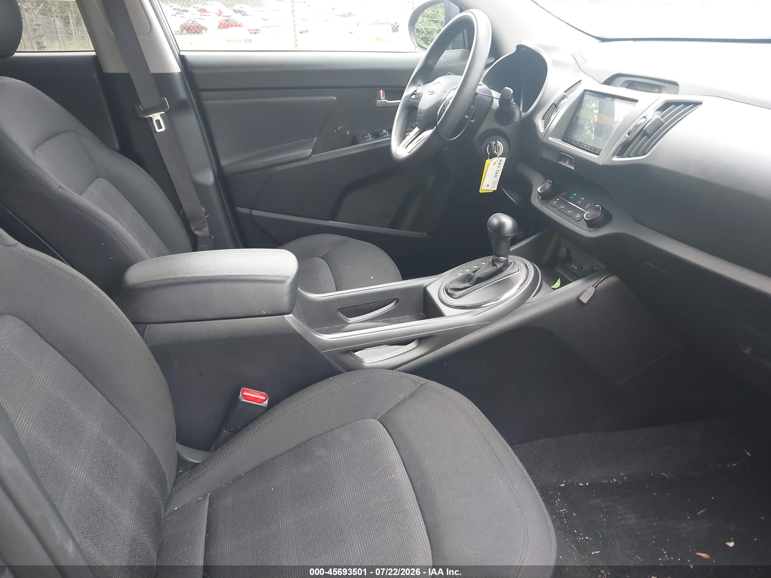2013 Kia Sportage Lx Blue vin: KNDPBCA21D7423516